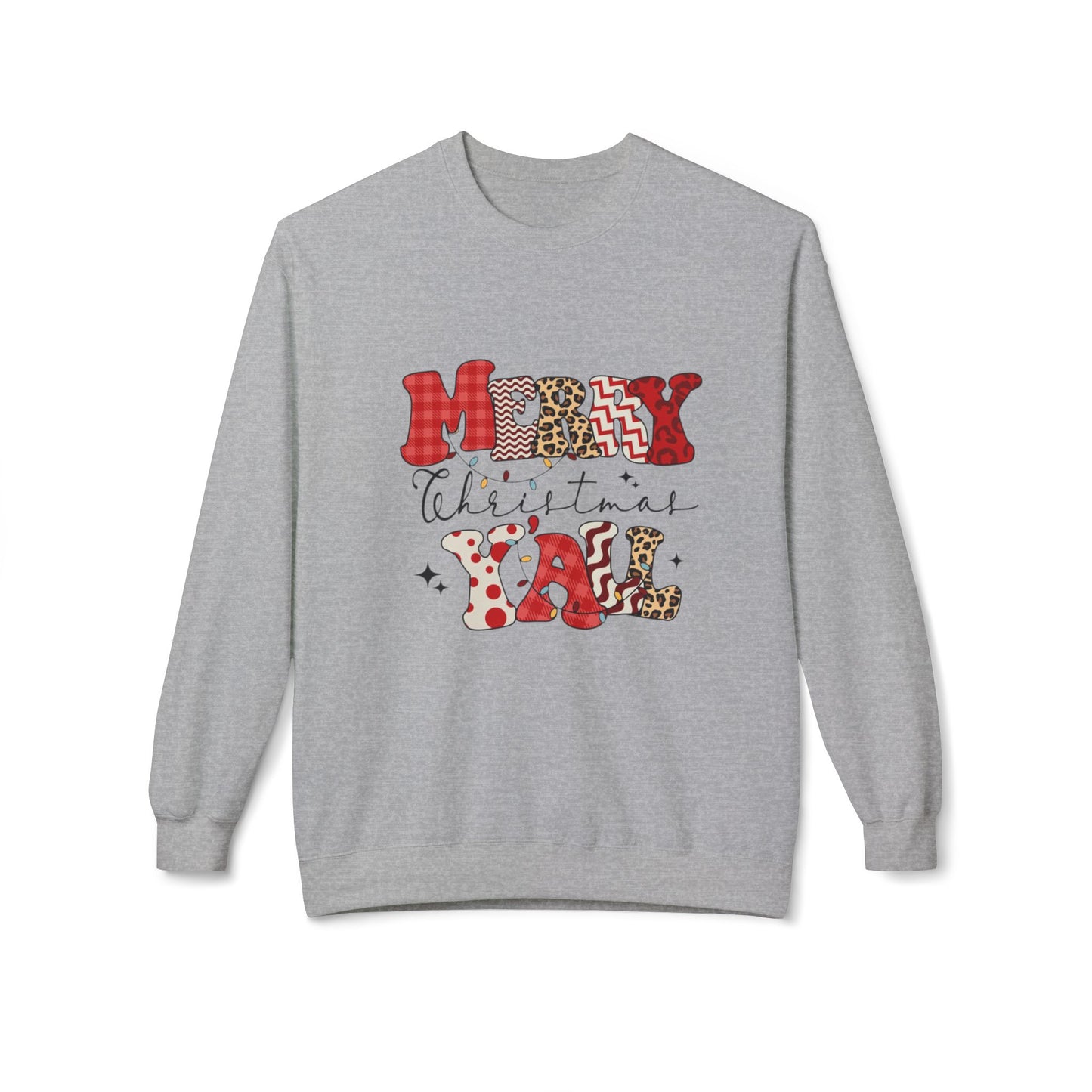 Christmas Crewneck Sweatshirt - Merry Christmas Y'all