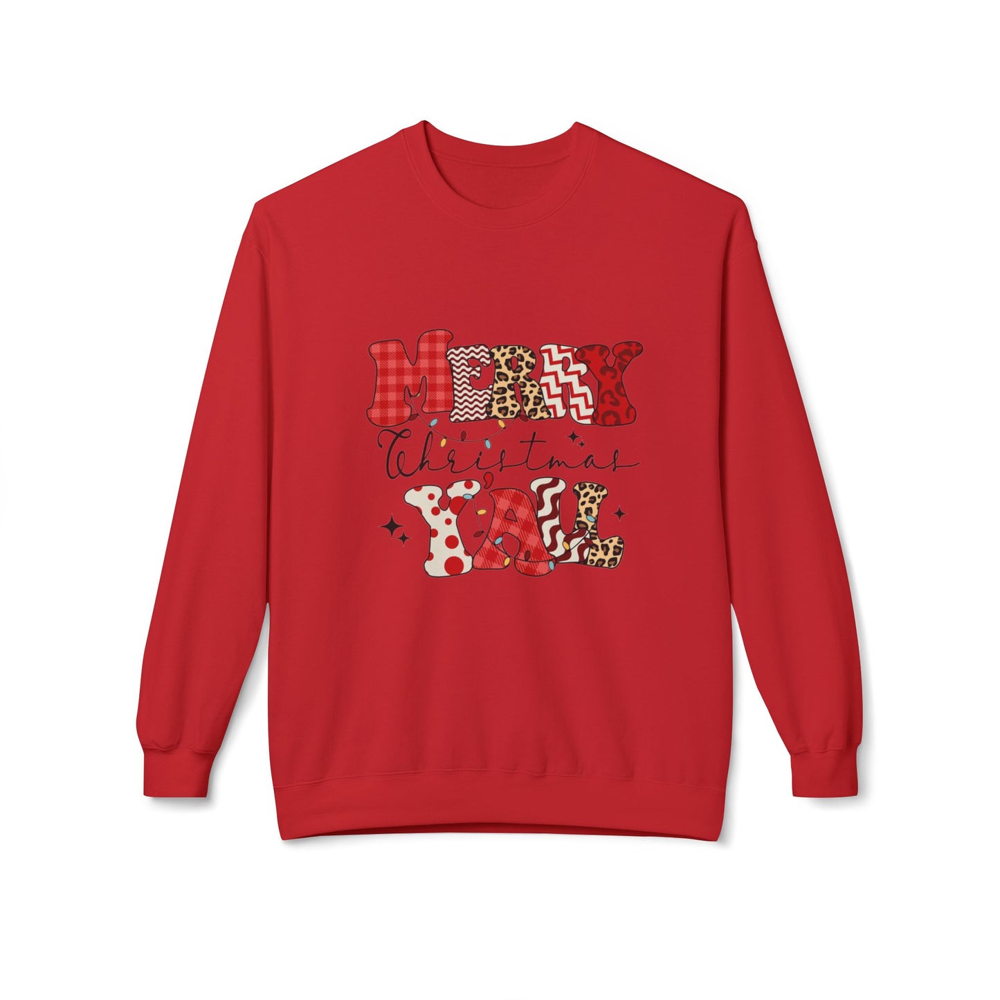 Christmas Crewneck Sweatshirt - Merry Christmas Y'all