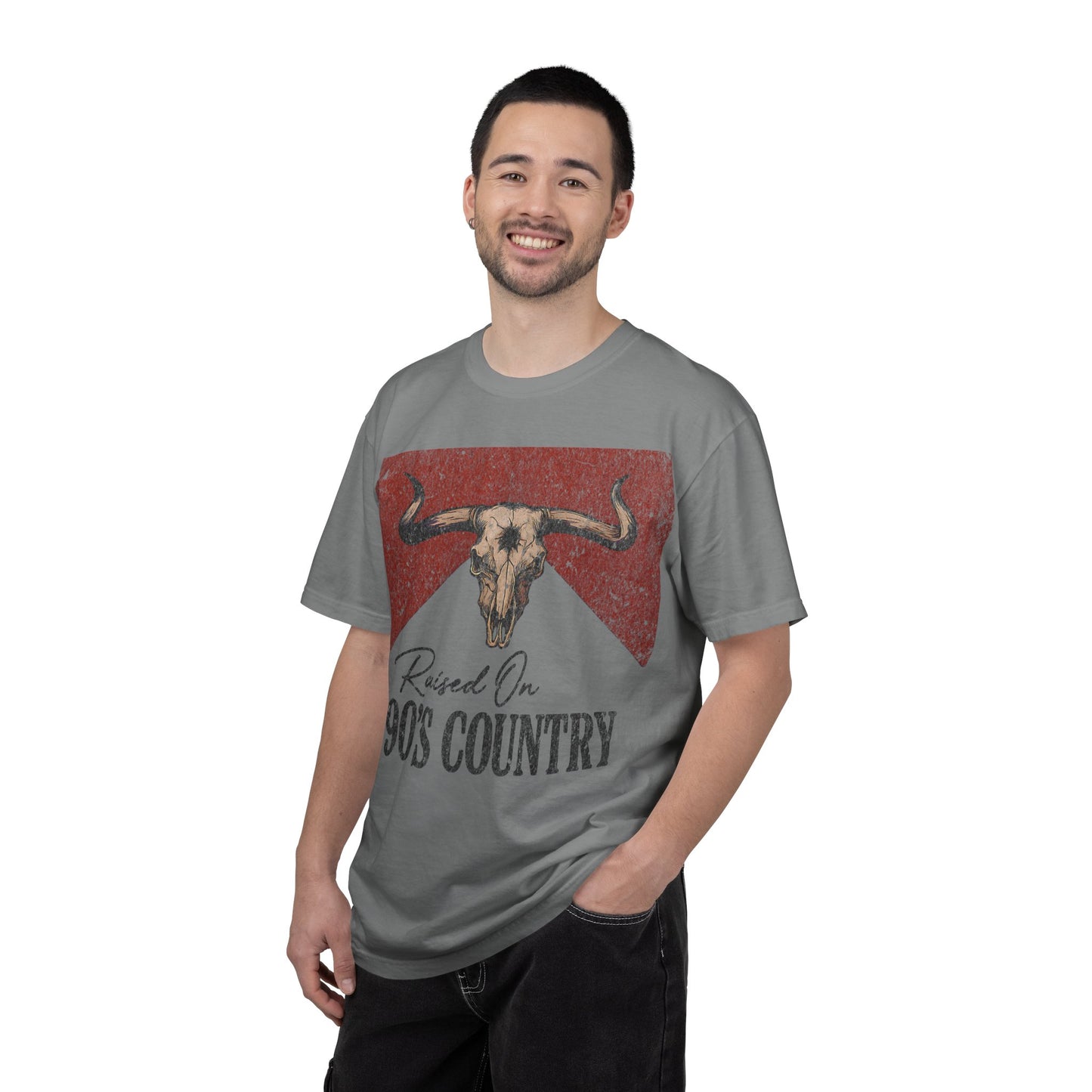 Raised On 90's Country T-Shirt — Vintage Longhorn Graphic Tee