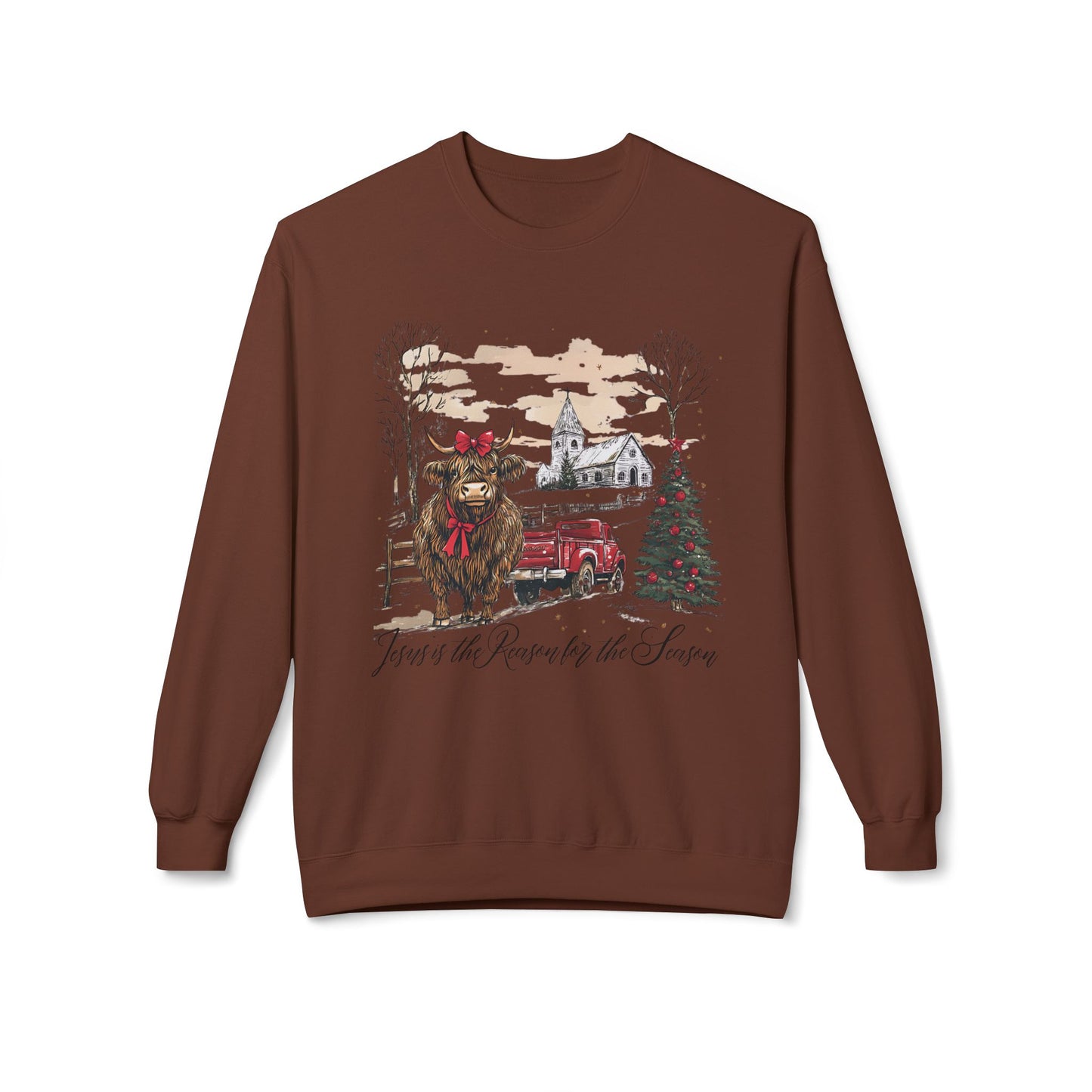 Unisex Midweight Softstyle Fleece Crewneck Sweatshirt
