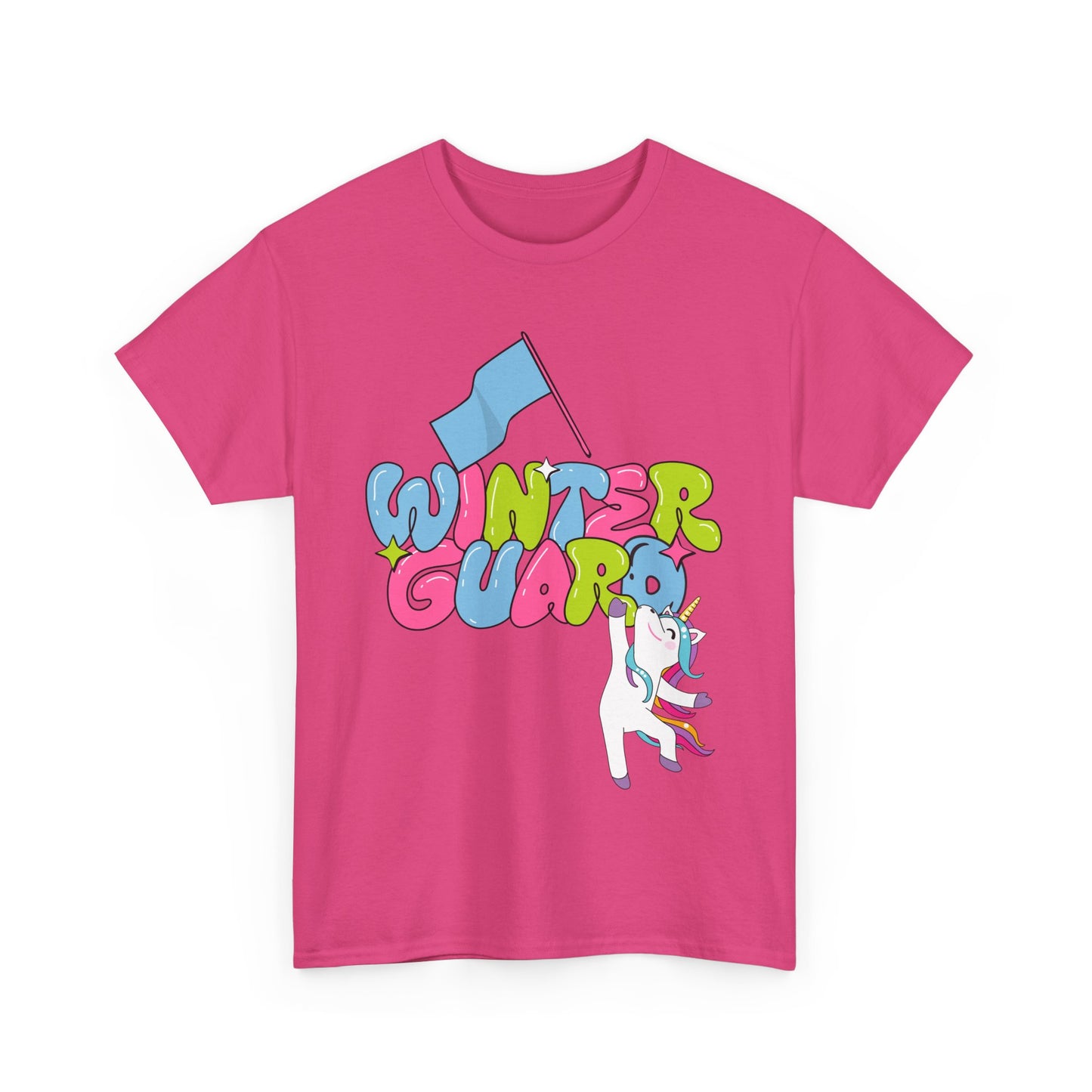 Winter Guard Unicorn T-Shirt - Unisex Heavy Cotton Tee