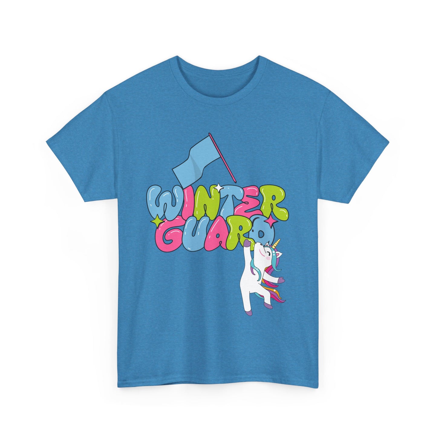 Winter Guard Unicorn T-Shirt - Unisex Heavy Cotton Tee