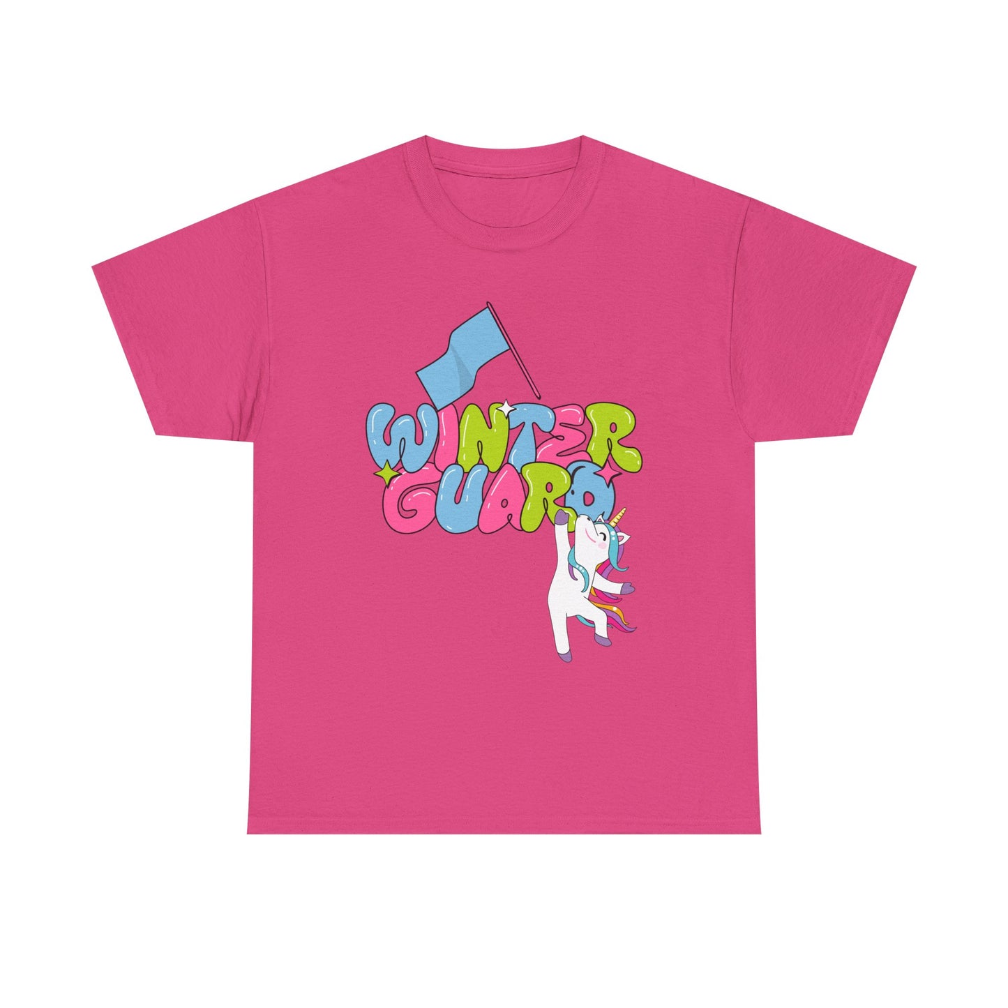 Winter Guard Unicorn T-Shirt - Unisex Heavy Cotton Tee