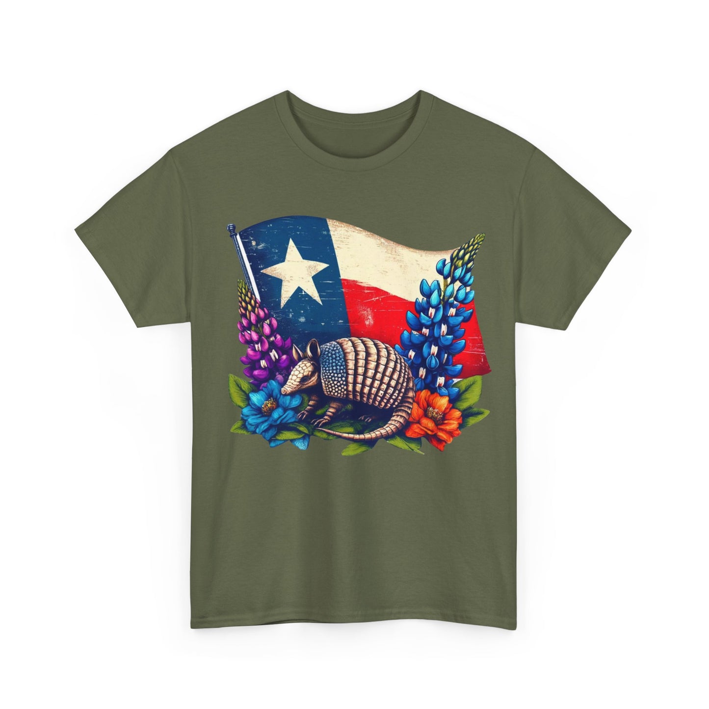 Texas blue bonnet Cotton Tee