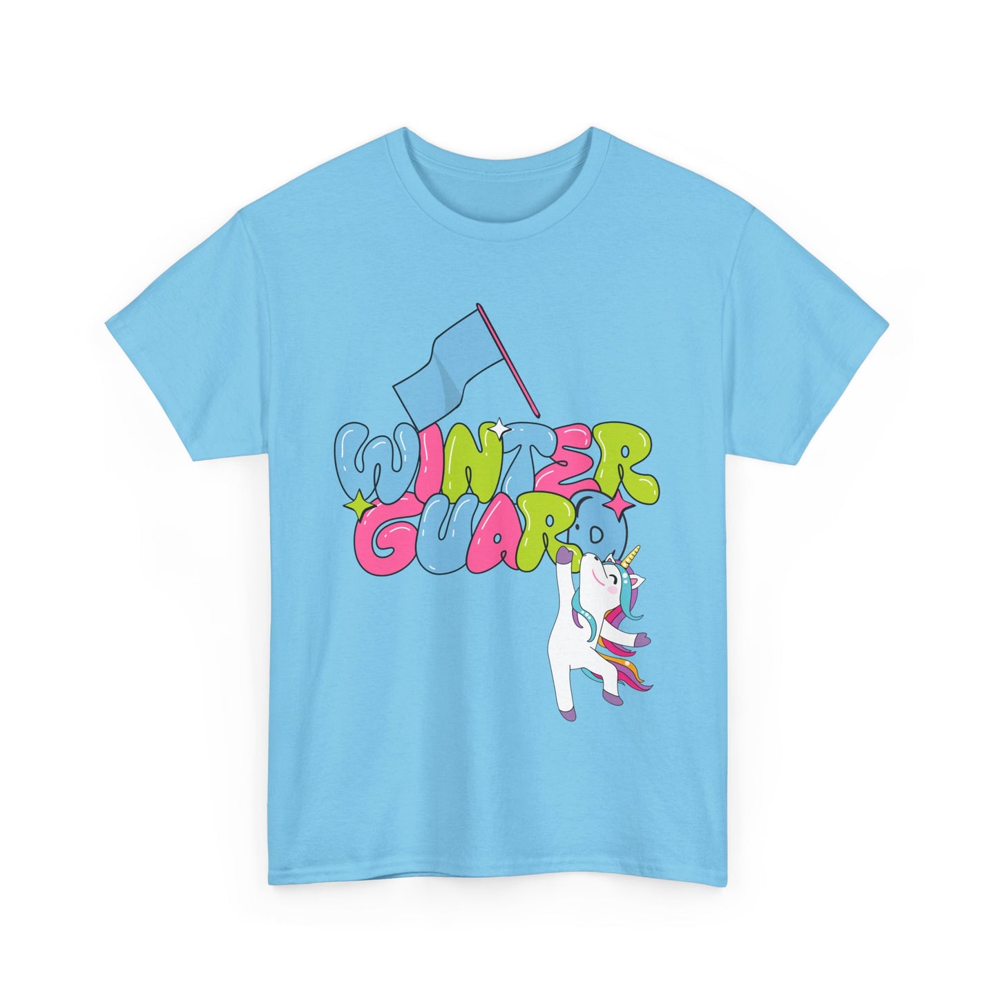 Winter Guard Unicorn T-Shirt - Unisex Heavy Cotton Tee