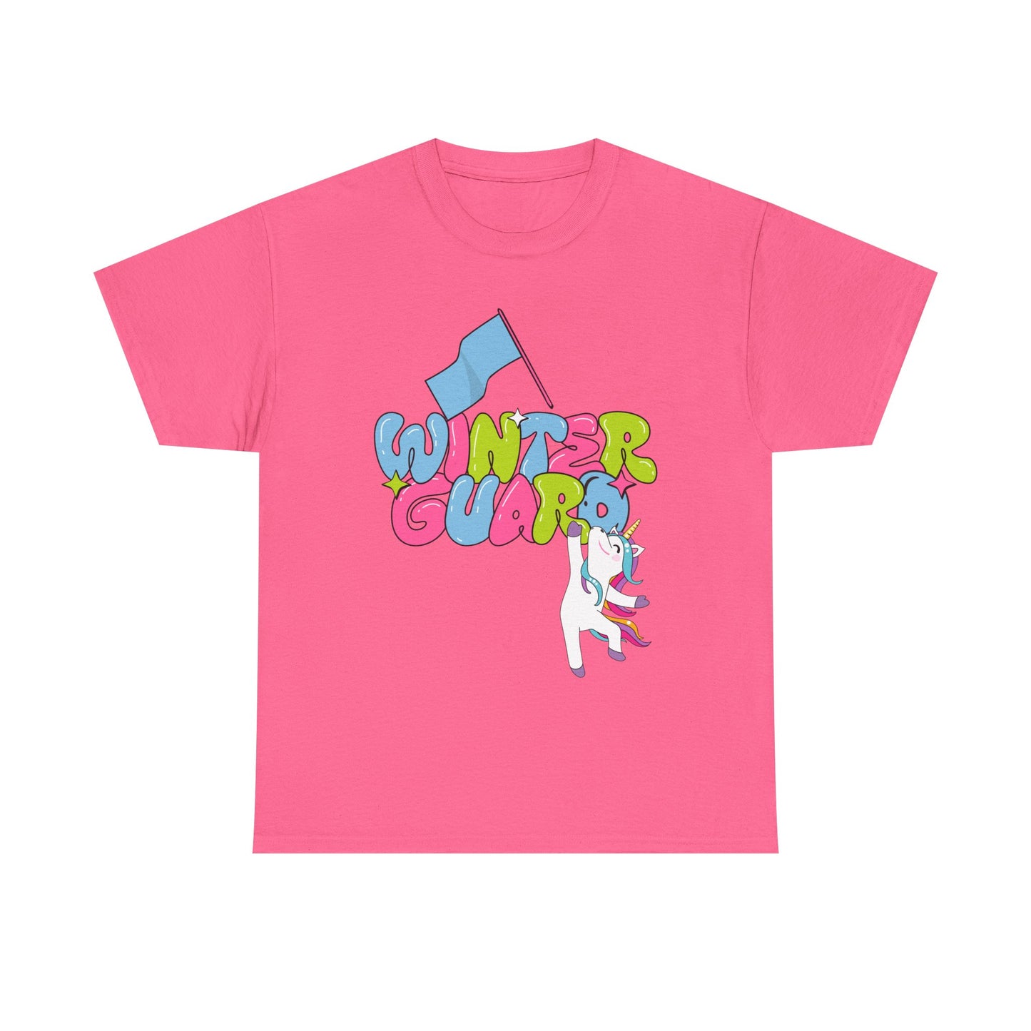 Winter Guard Unicorn T-Shirt - Unisex Heavy Cotton Tee
