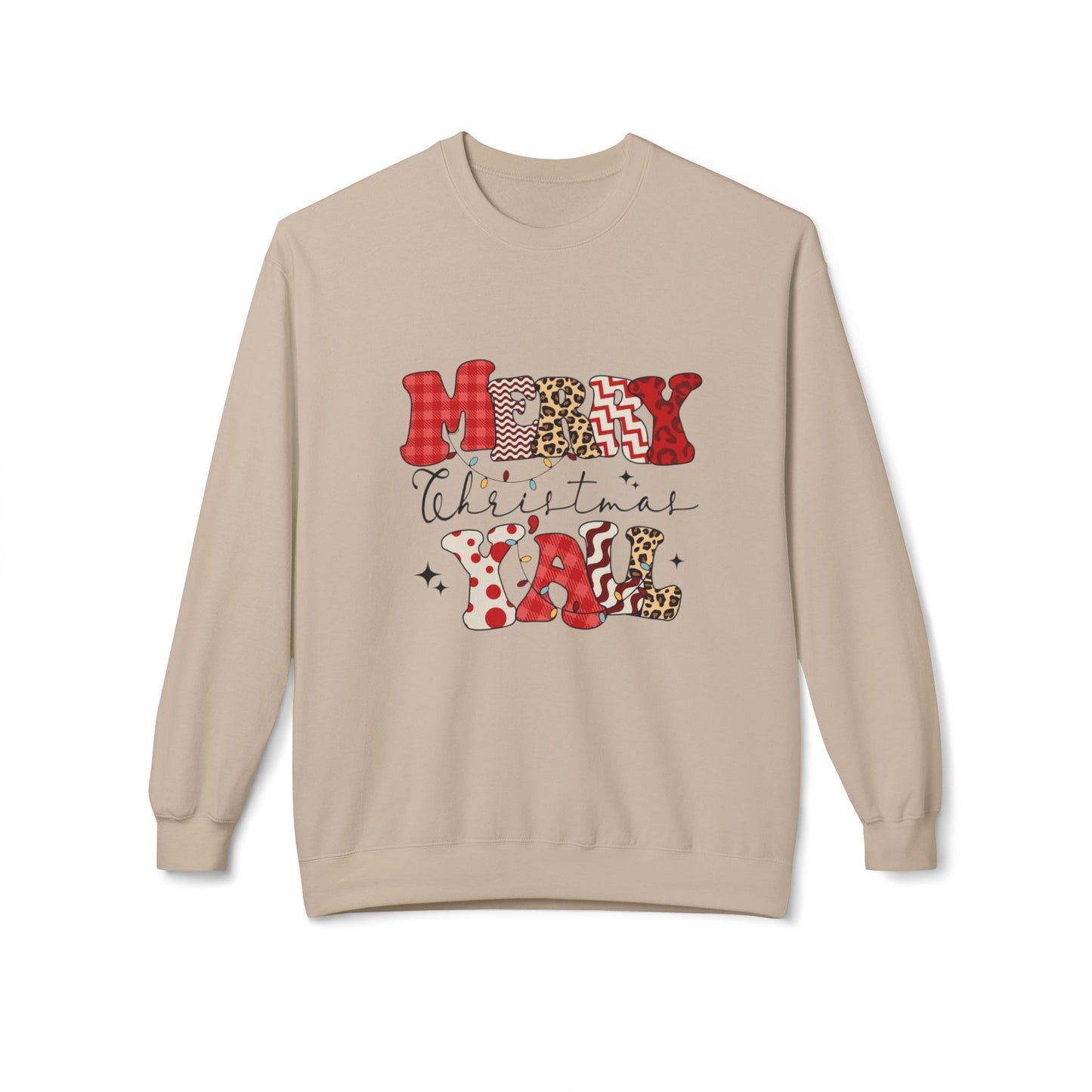 Christmas Crewneck Sweatshirt - Merry Christmas Y'all