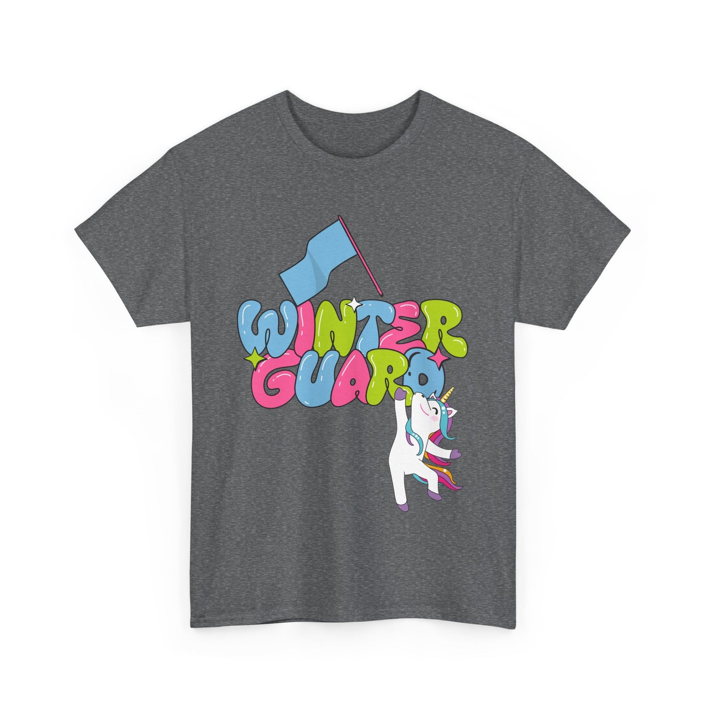 Winter Guard Unicorn T-Shirt - Unisex Heavy Cotton Tee