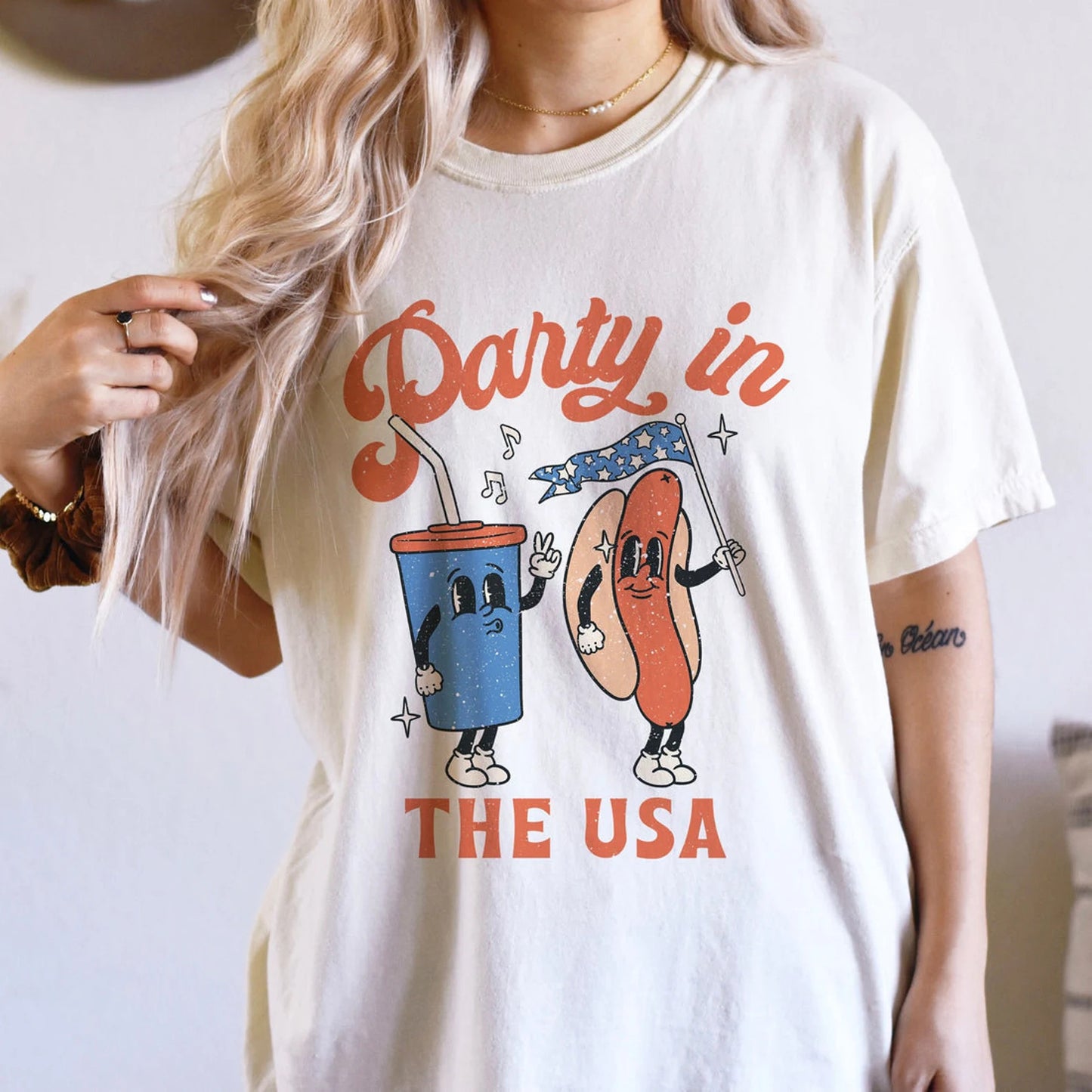 Party In The USA 4th Of July T-shirt