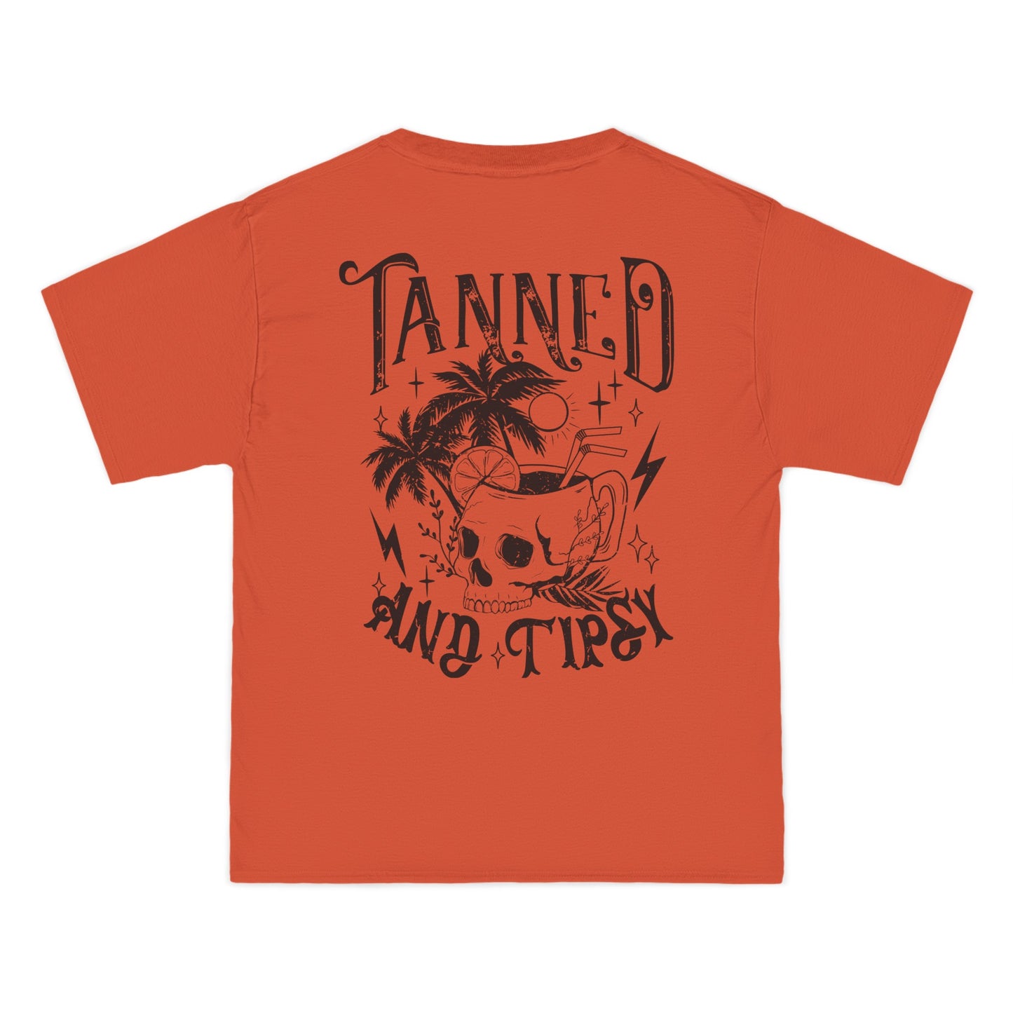 Tanned and Tipsy (black) Beefy-T®  Short-Sleeve T-Shirt