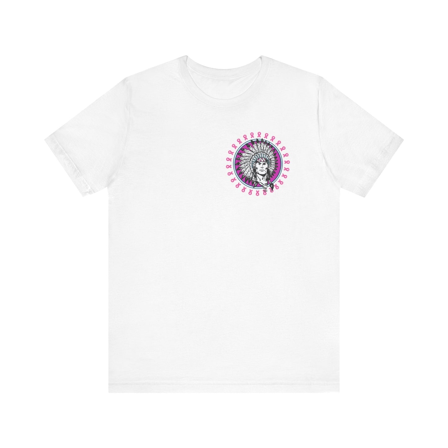 T-Shirt Jim Ned Indians Breast Cancer Awareness Support Tribe Shirt