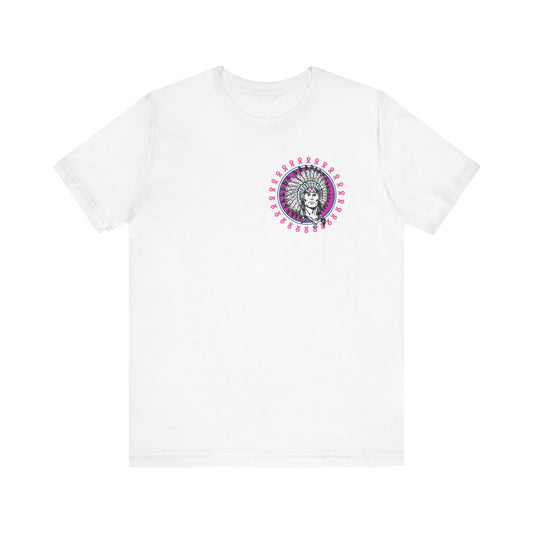 T-Shirt Jim Ned Indians Breast Cancer Awareness Support Tribe Shirt