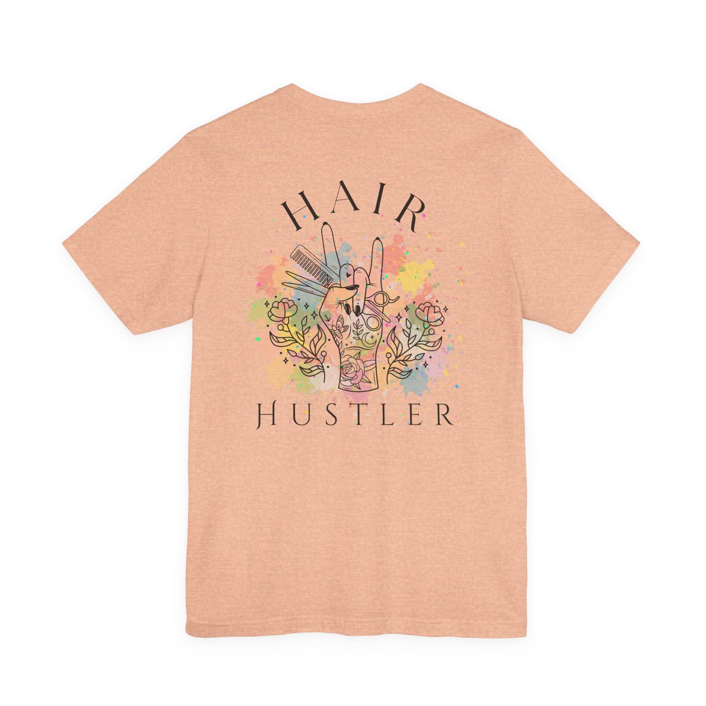 Custom name Hair Hustler Short Sleeve Tee