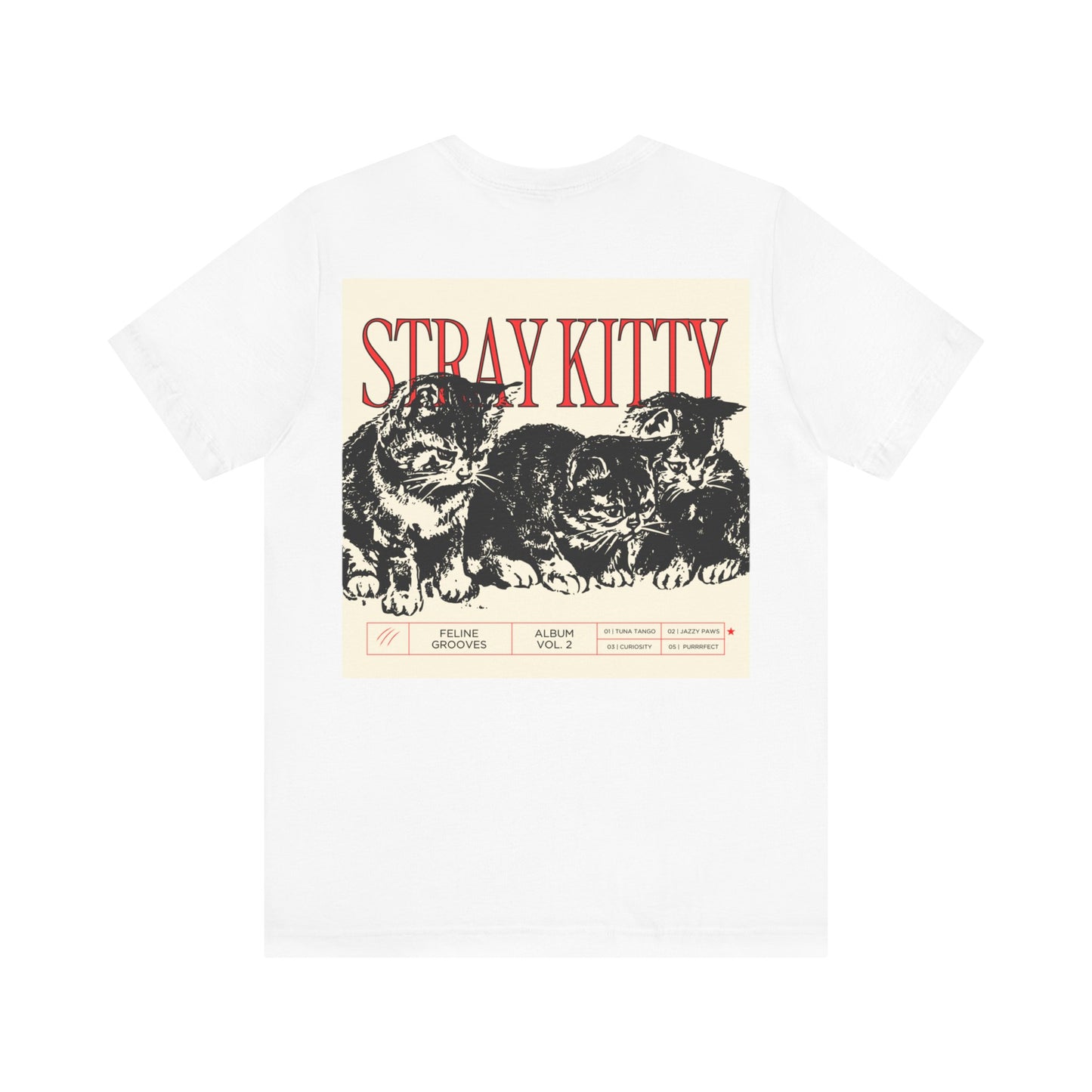 Stray kitty band tee