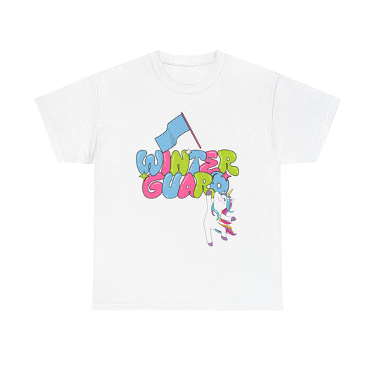 Winter Guard Unicorn T-Shirt - Unisex Heavy Cotton Tee