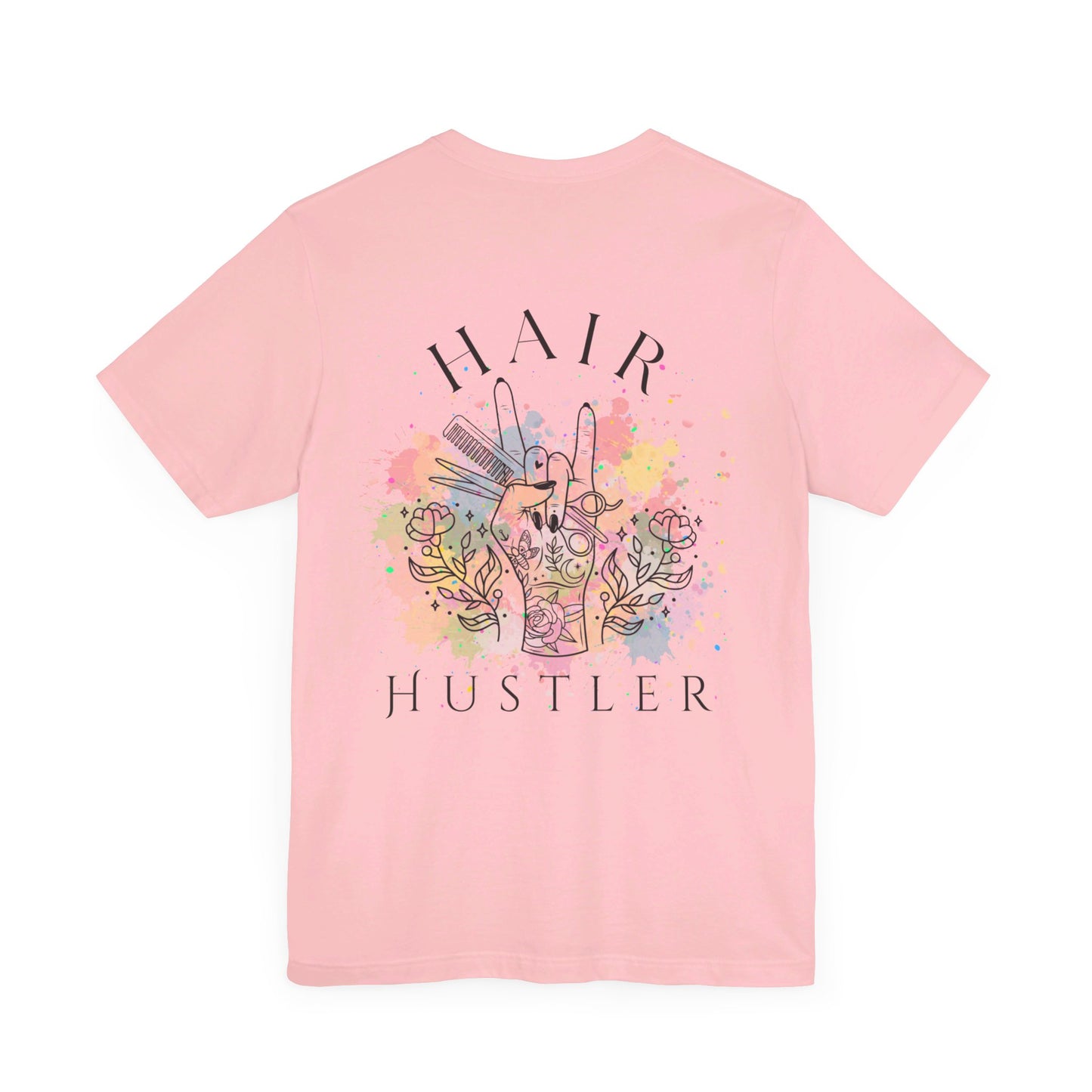 Custom name Hair Hustler Short Sleeve Tee