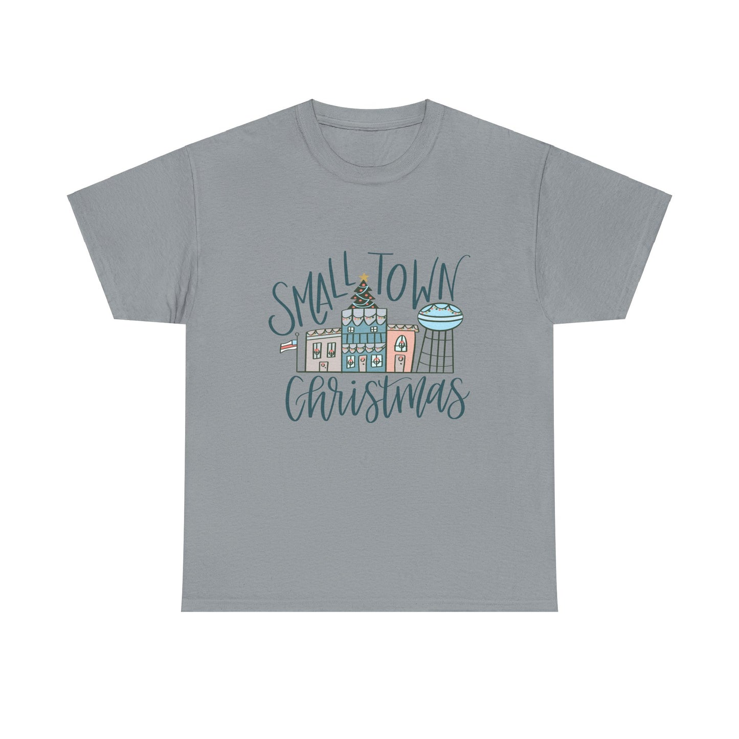 Christmas Unisex Tee - Small Town Holiday Design