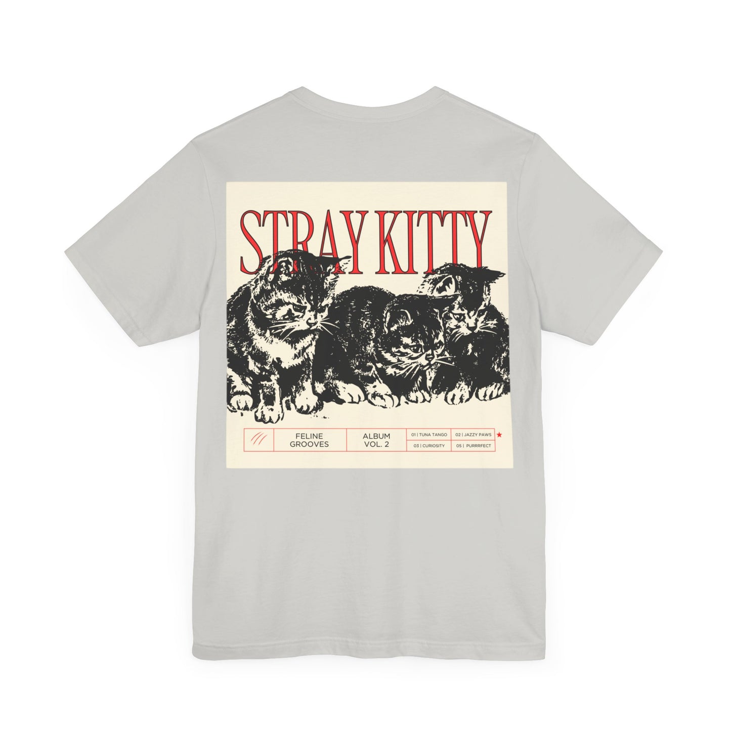 Stray kitty band tee