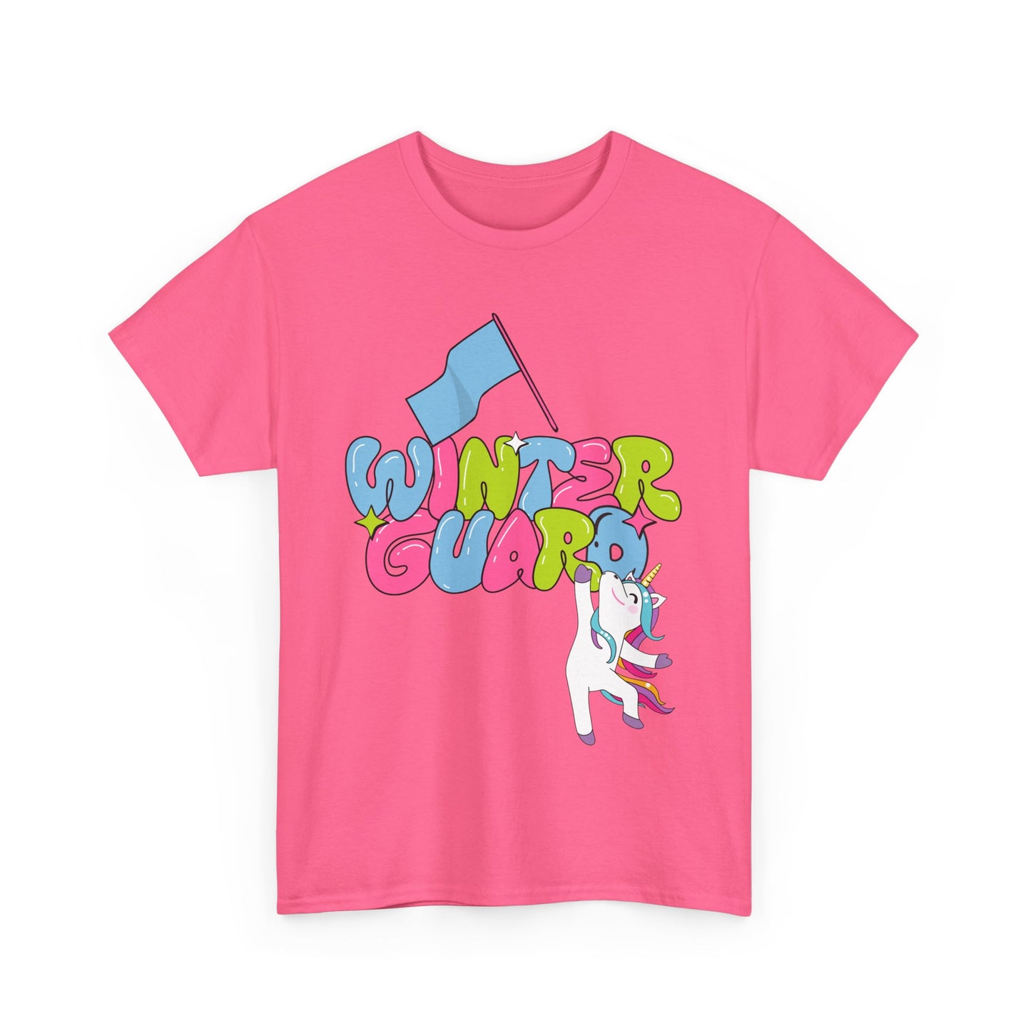 Winter Guard Unicorn T-Shirt - Unisex Heavy Cotton Tee