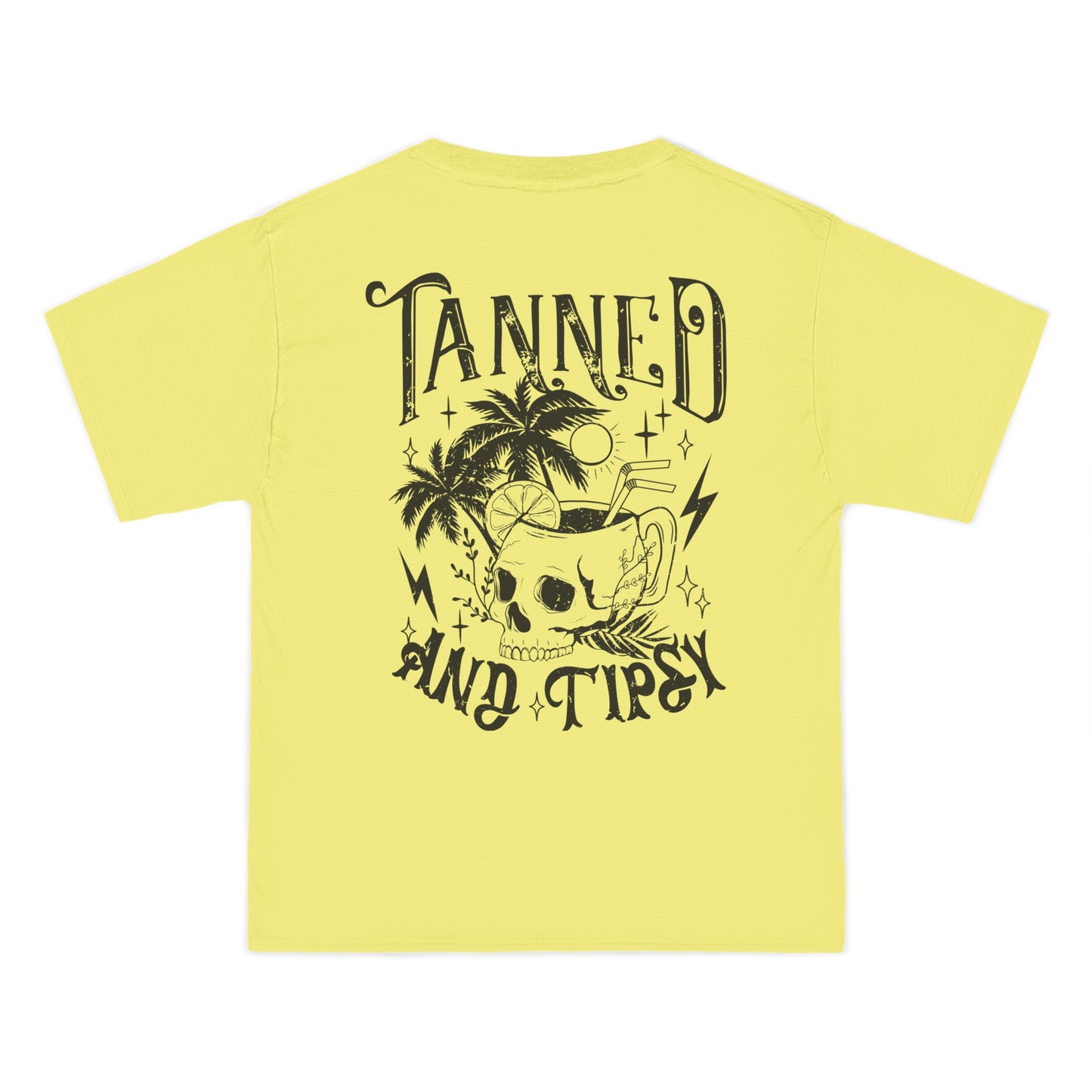 Tanned and Tipsy (black) Beefy-T®  Short-Sleeve T-Shirt