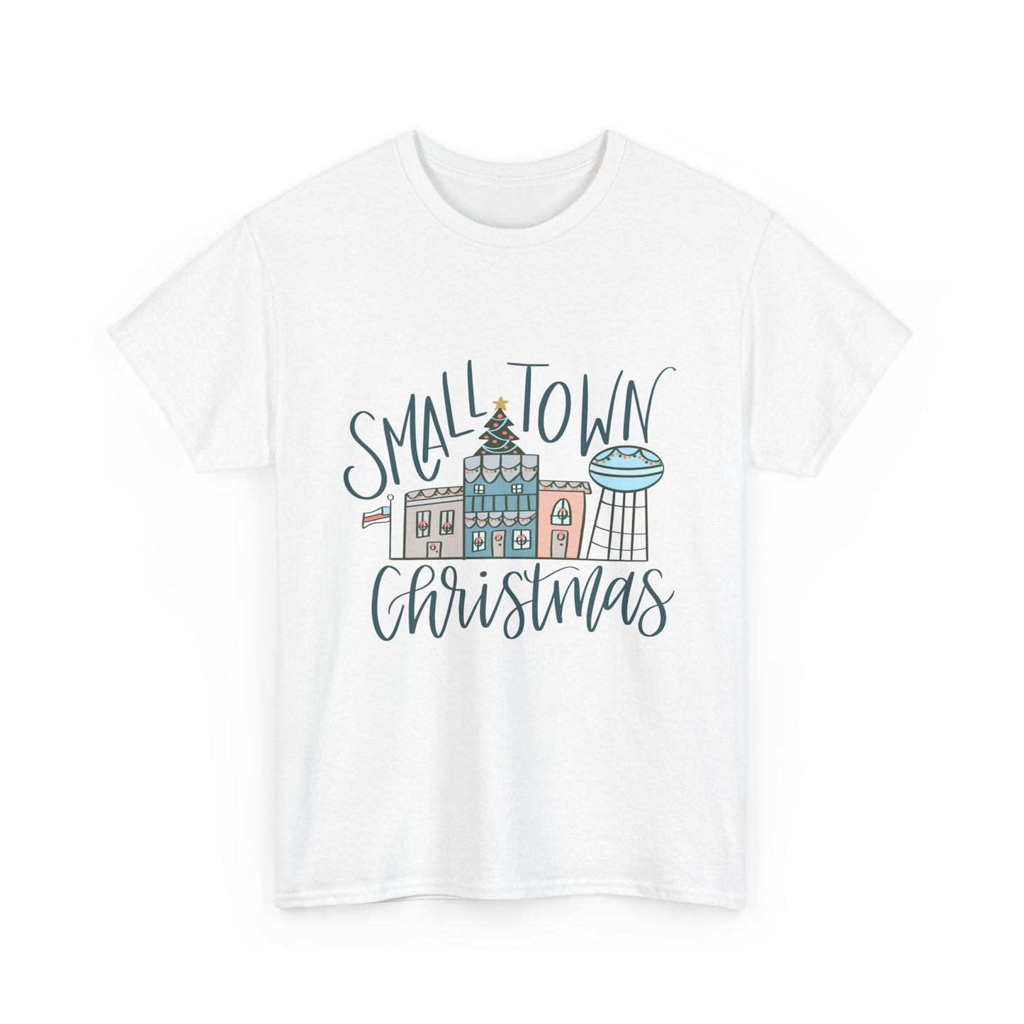 Christmas Unisex Tee - Small Town Holiday Design