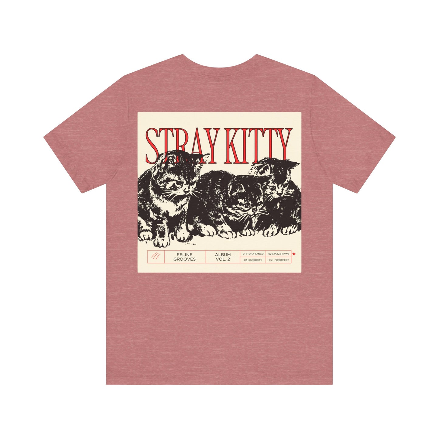 Stray kitty band tee