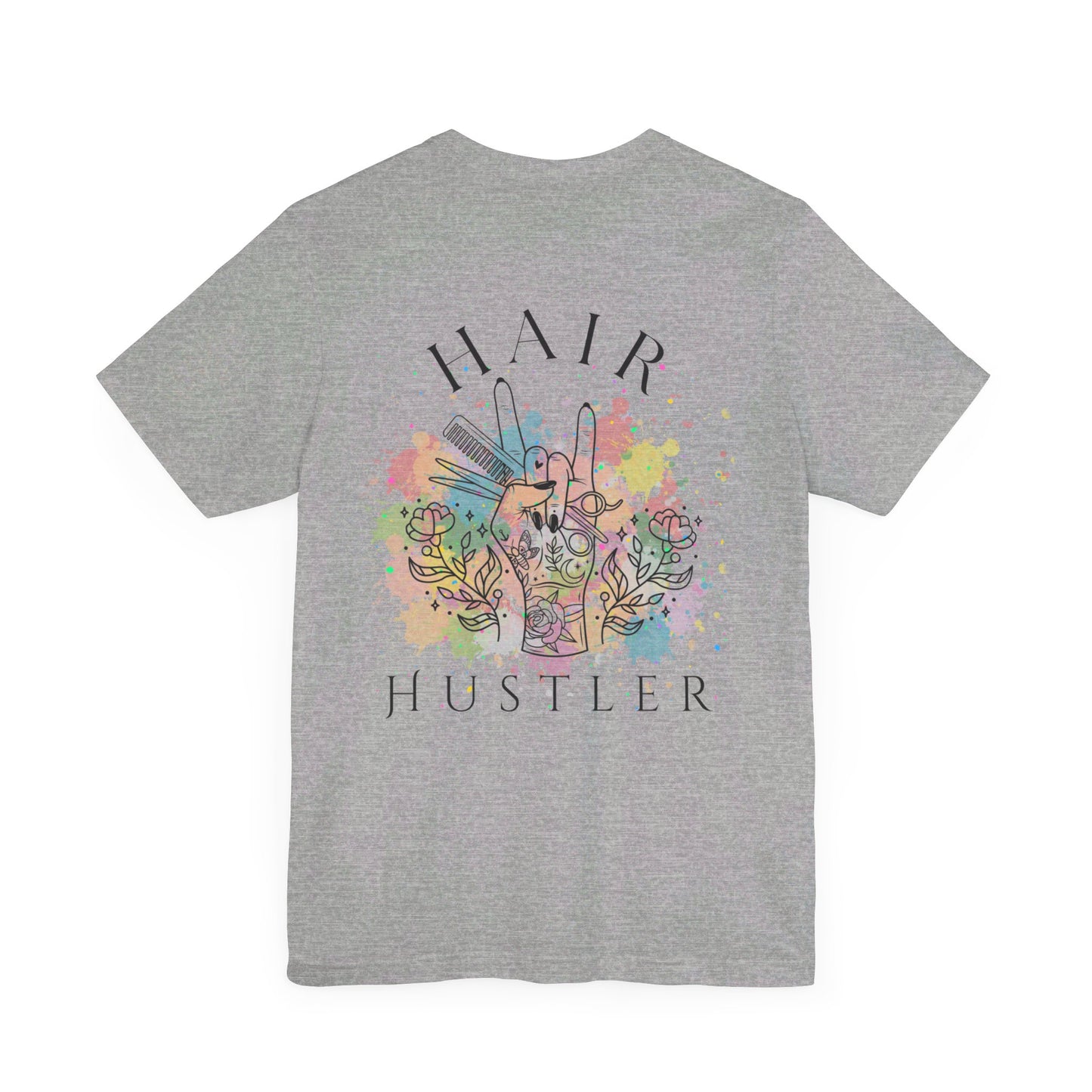 Custom name Hair Hustler Short Sleeve Tee