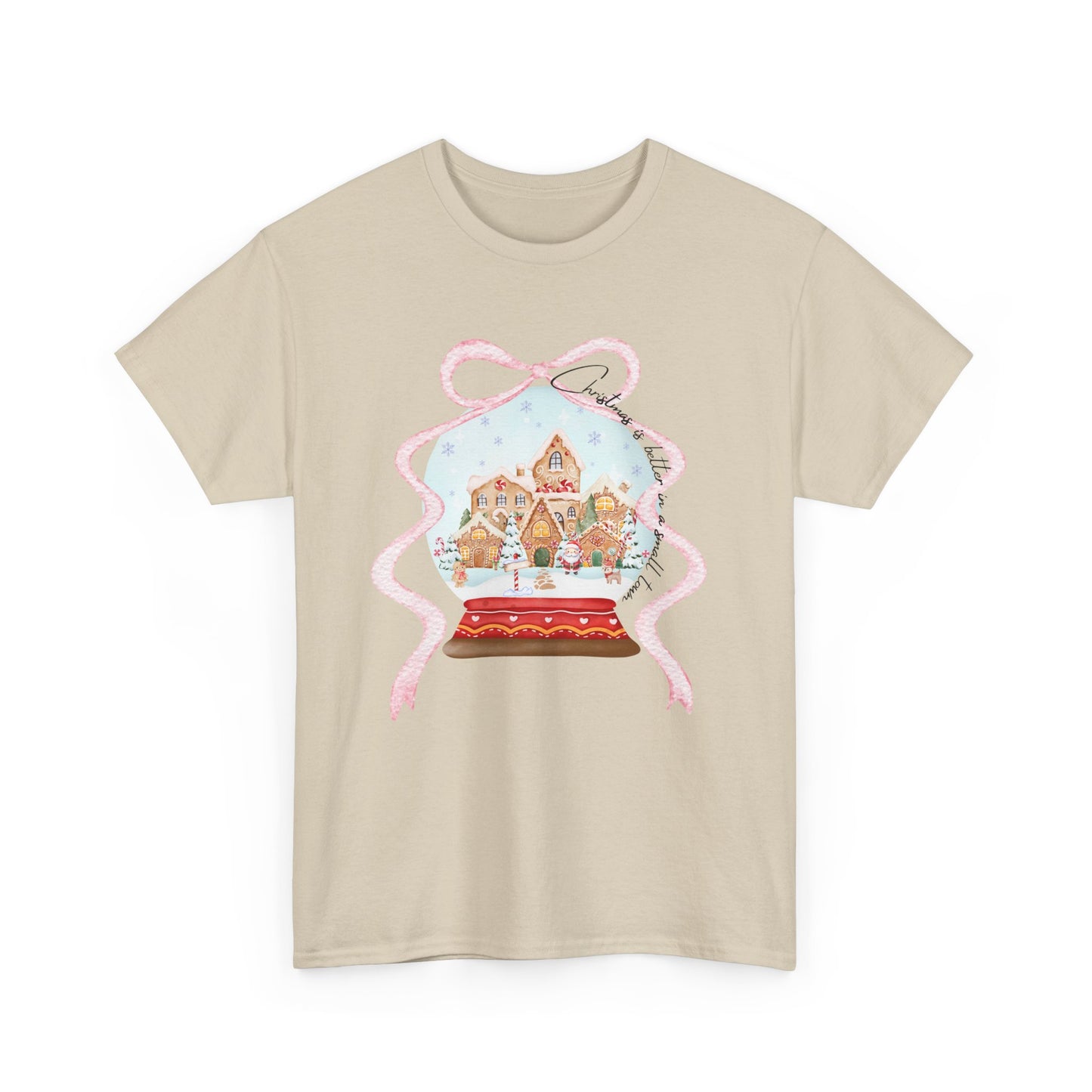 Christmas Small Town Gingerbread Tee