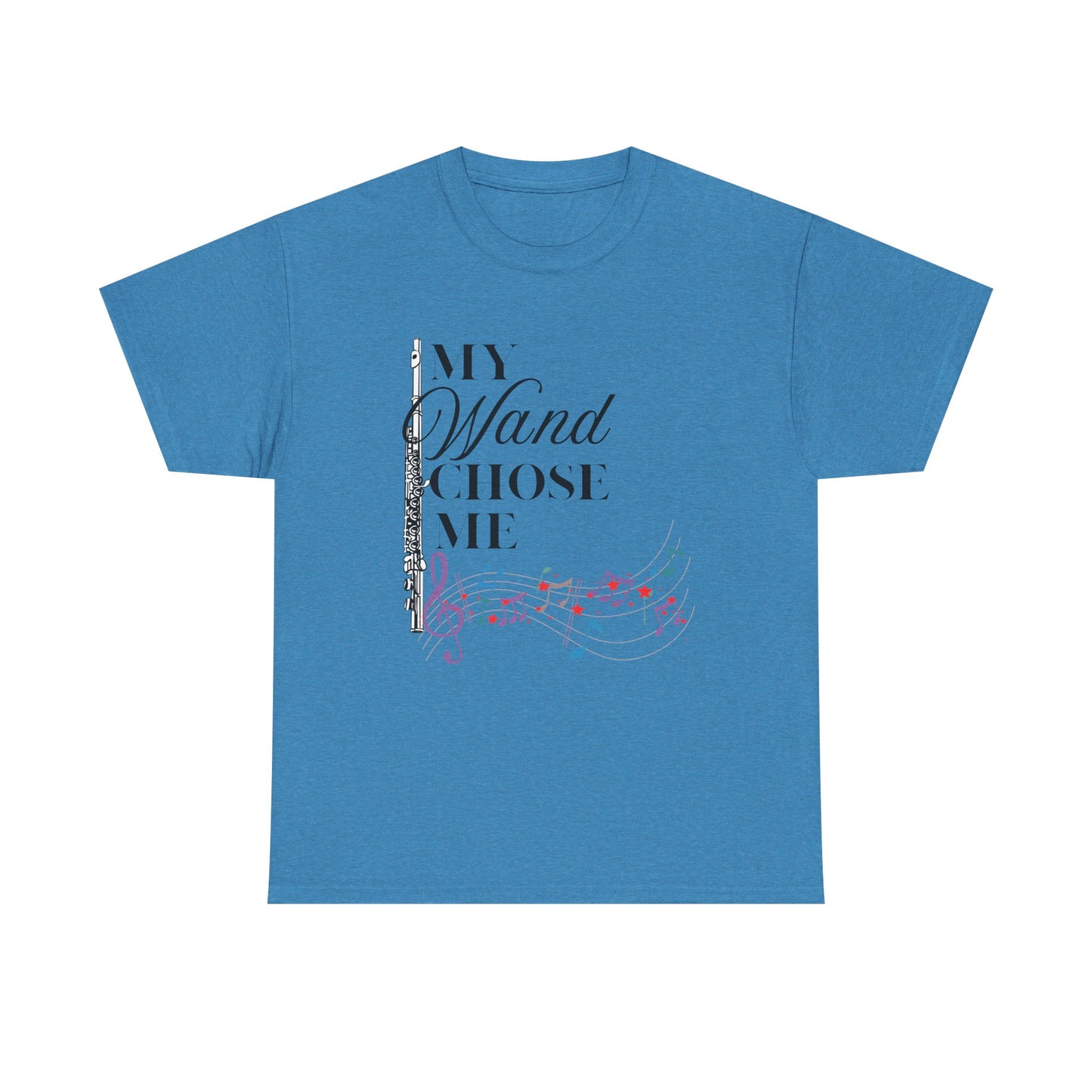 My Wand Chose Me Music Tee - Unisex Heavy Cotton Shirt for Music Lovers