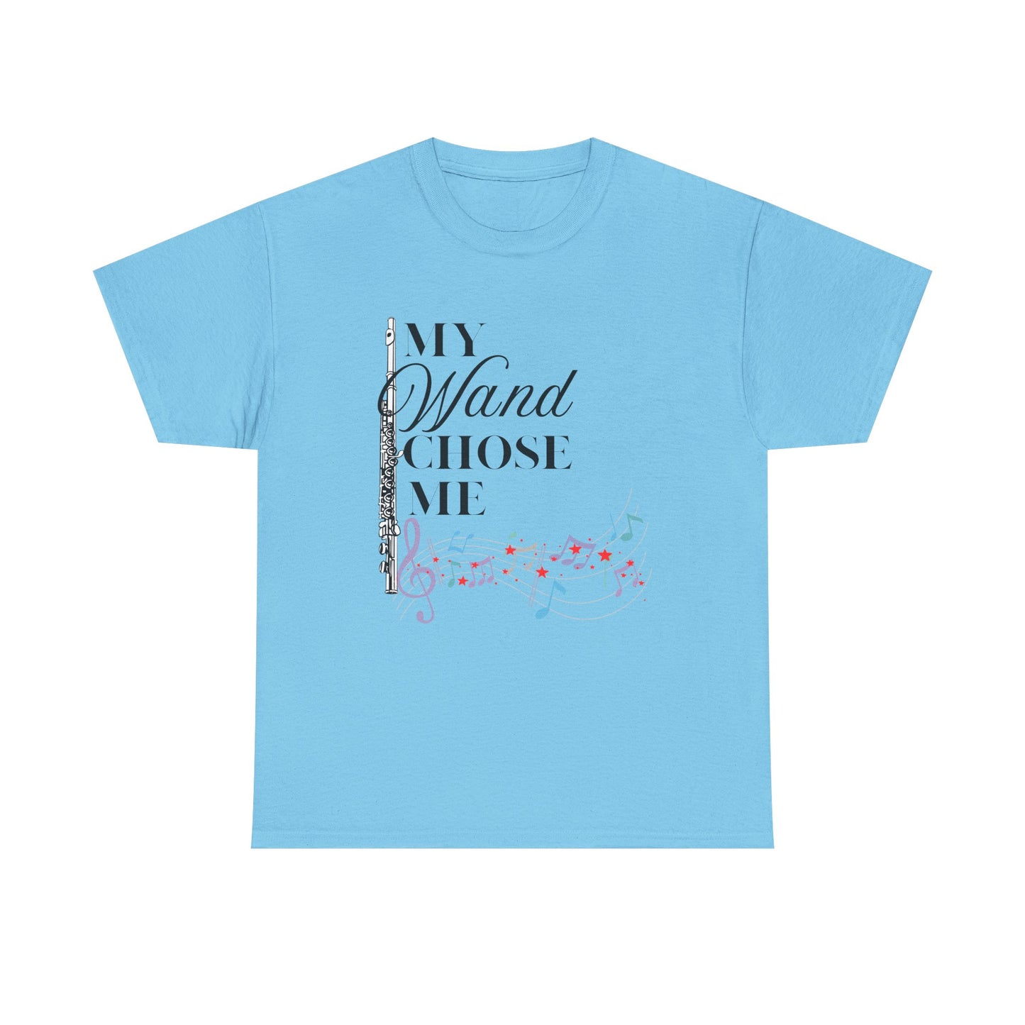 My Wand Chose Me Music Tee - Unisex Heavy Cotton Shirt for Music Lovers