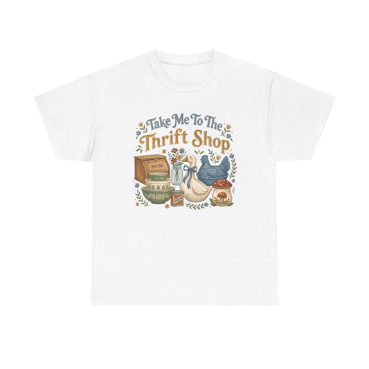 Take Me To The Thrift Shop T-Shirt — Vintage Thrift Shopping Graphic Tee