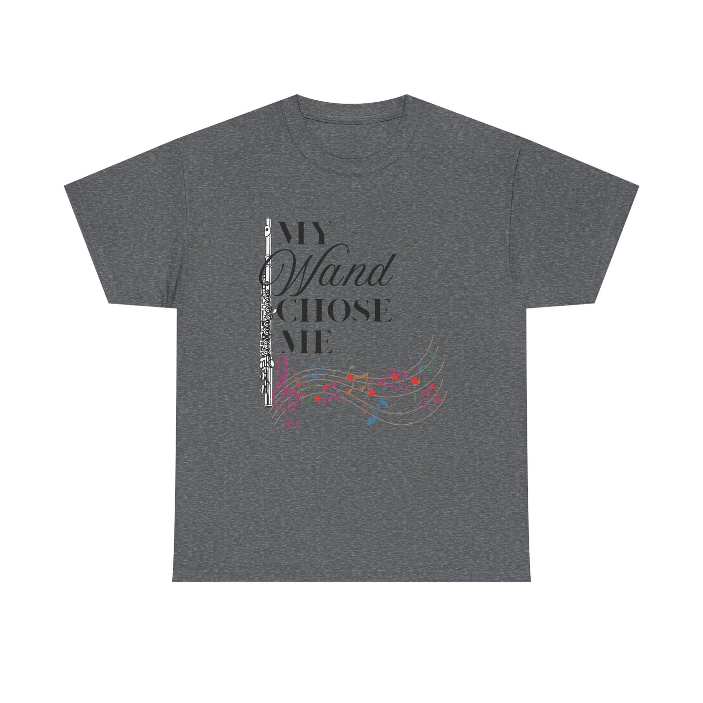 My Wand Chose Me Music Tee - Unisex Heavy Cotton Shirt for Music Lovers