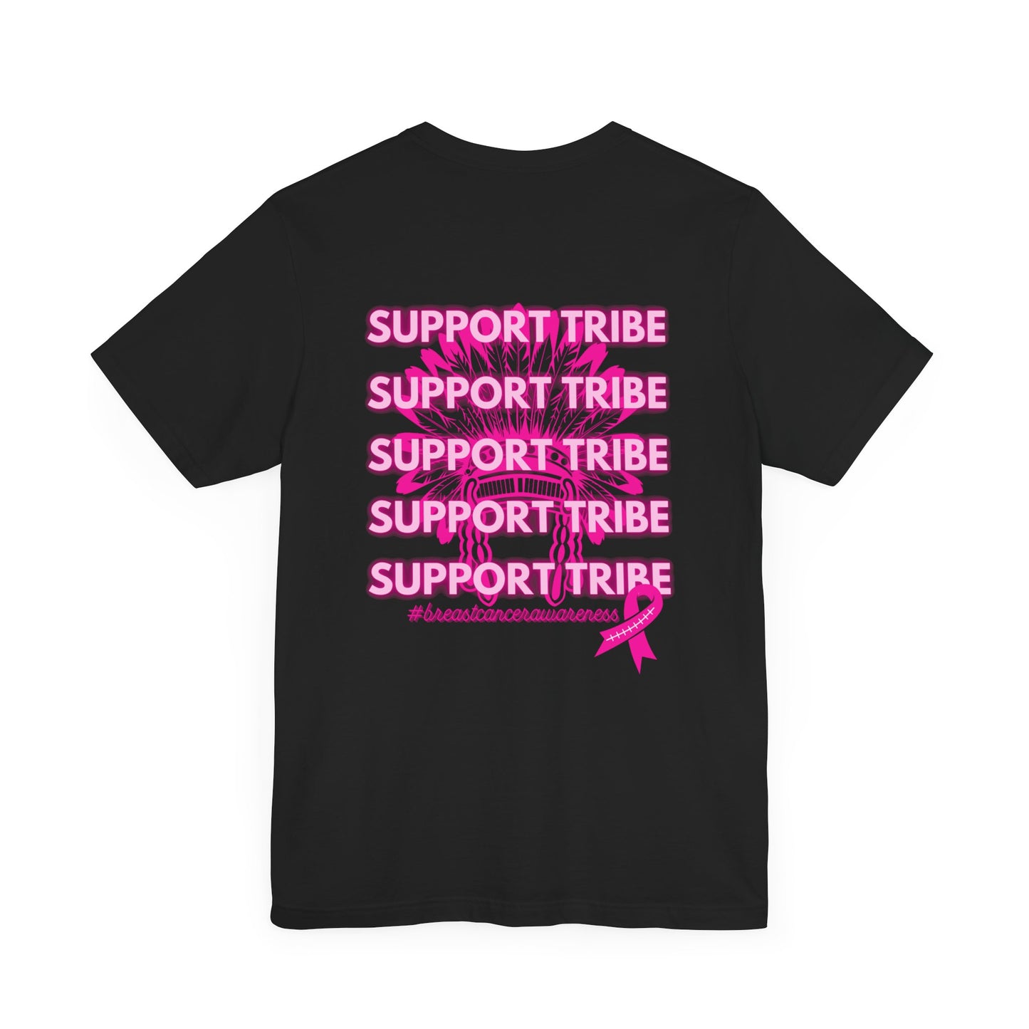 T-Shirt Jim Ned Indians Breast Cancer Awareness Support Tribe Shirt