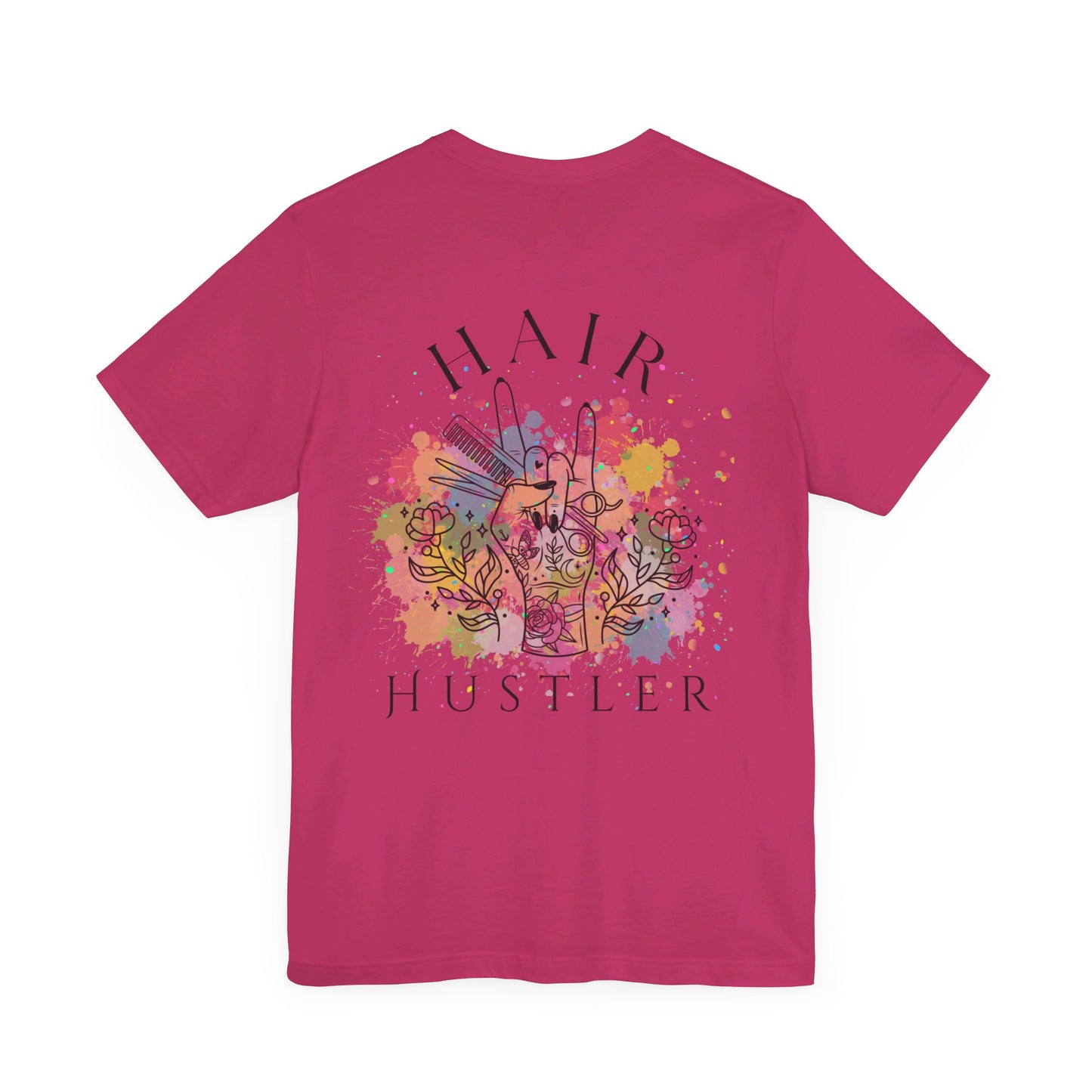 Custom name Hair Hustler Short Sleeve Tee