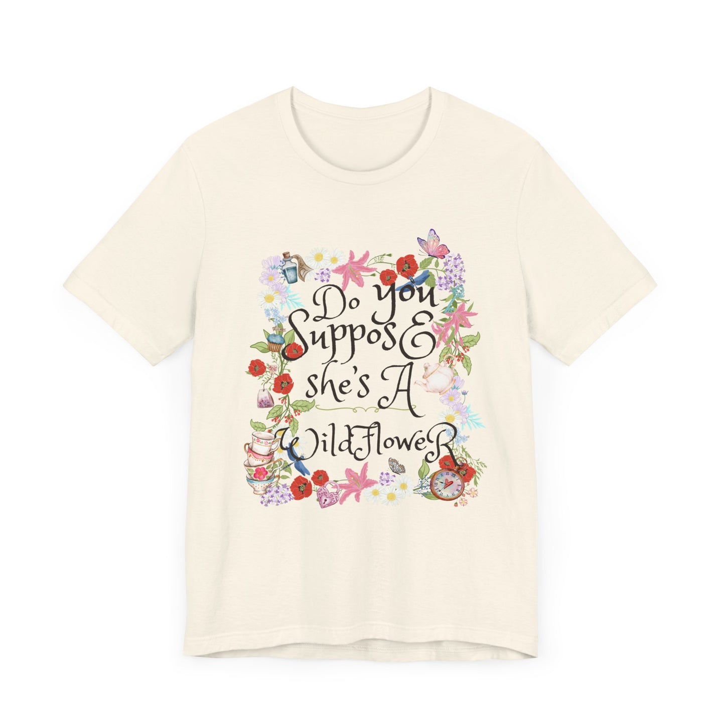 Wild flower Jersey Short Sleeve Tee