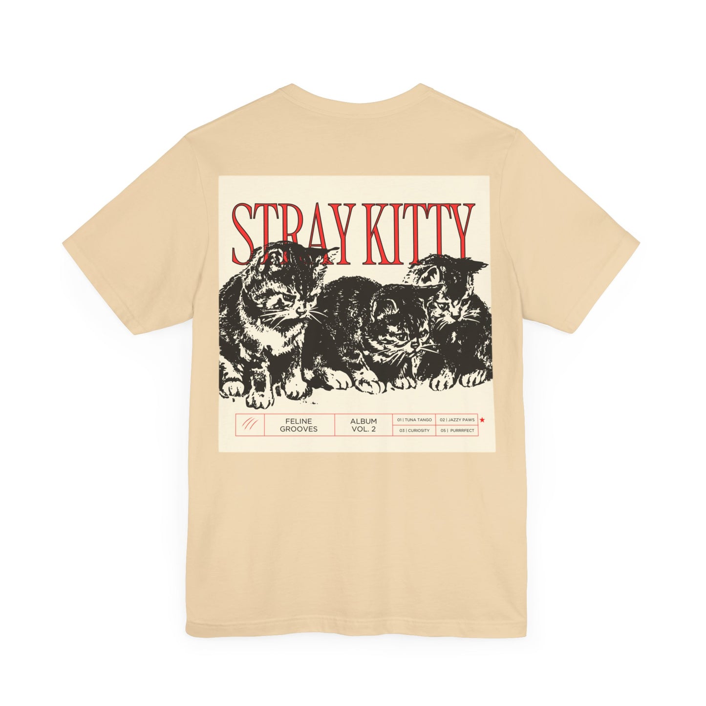 Stray kitty band tee