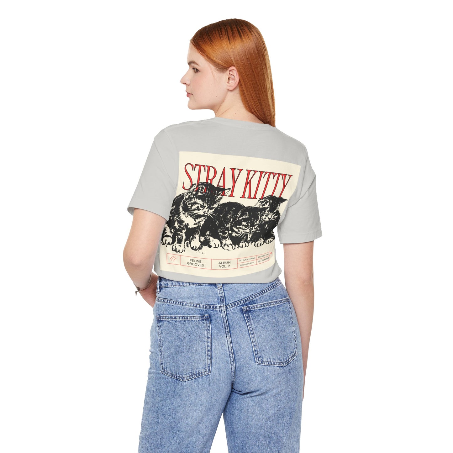 Stray kitty band tee