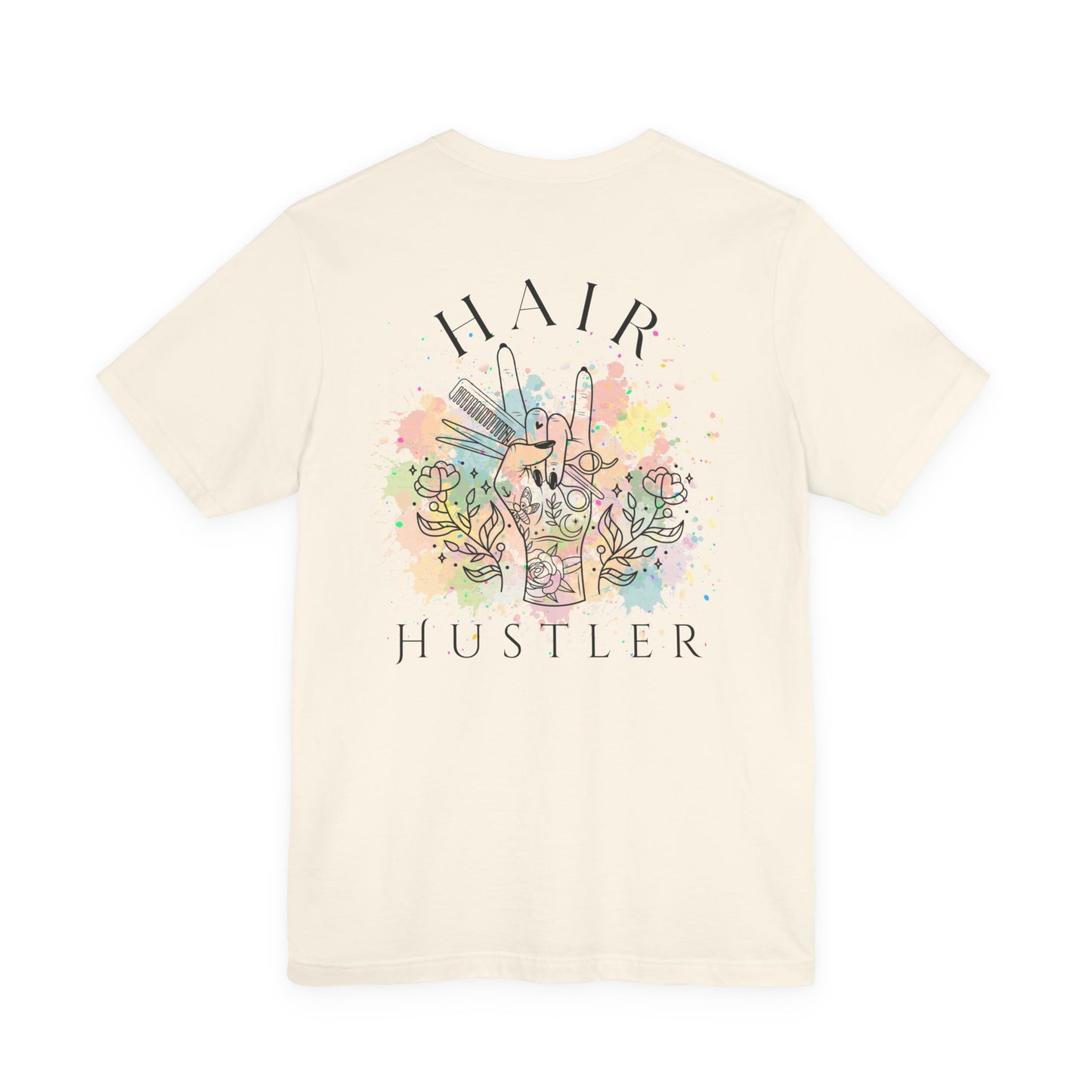 Custom name Hair Hustler Short Sleeve Tee