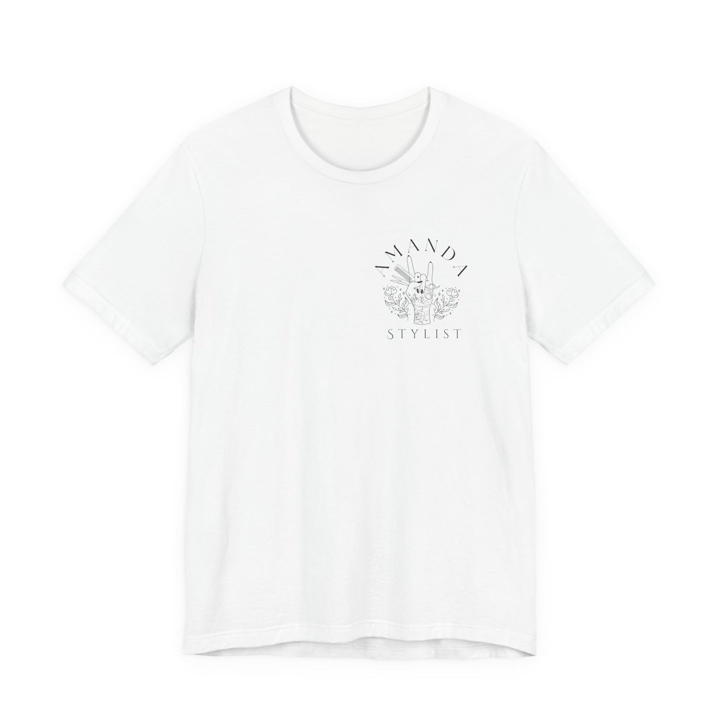 Custom name Hair Hustler Short Sleeve Tee