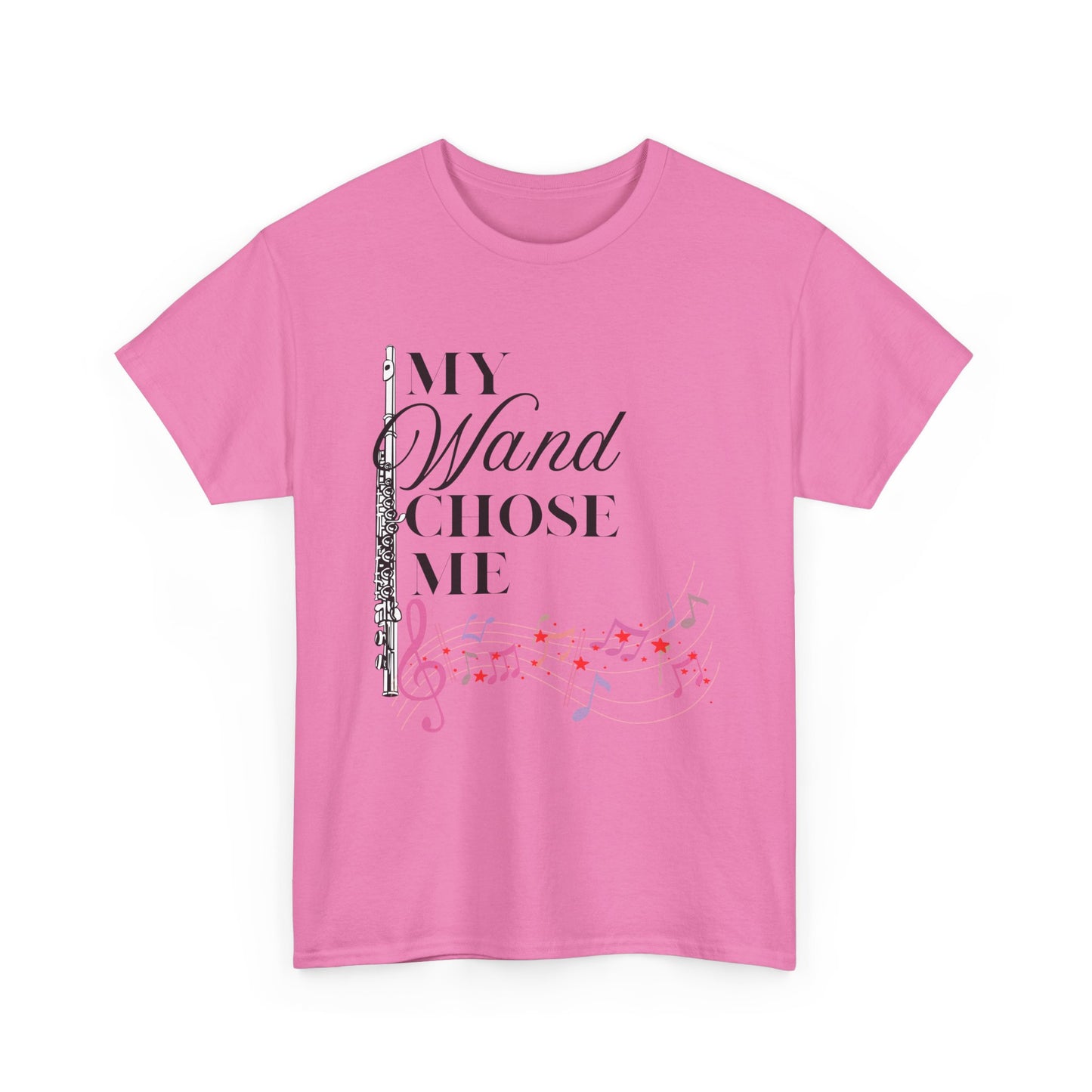 My Wand Chose Me Music Tee - Unisex Heavy Cotton Shirt for Music Lovers