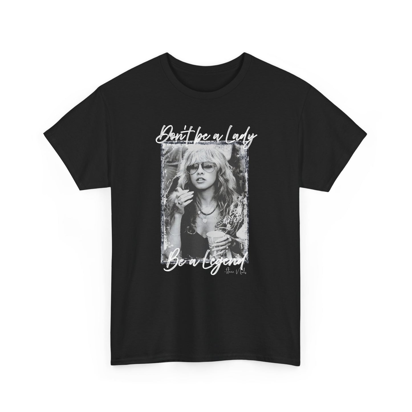 Vintage Black & White Photo Tee — Retro 70s Woman Graphic T-Shirt