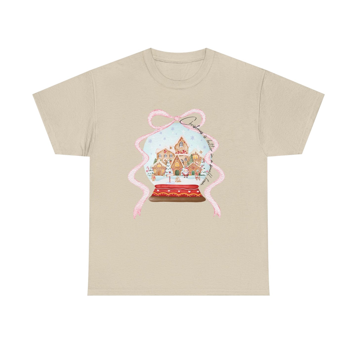 Christmas Small Town Gingerbread Tee