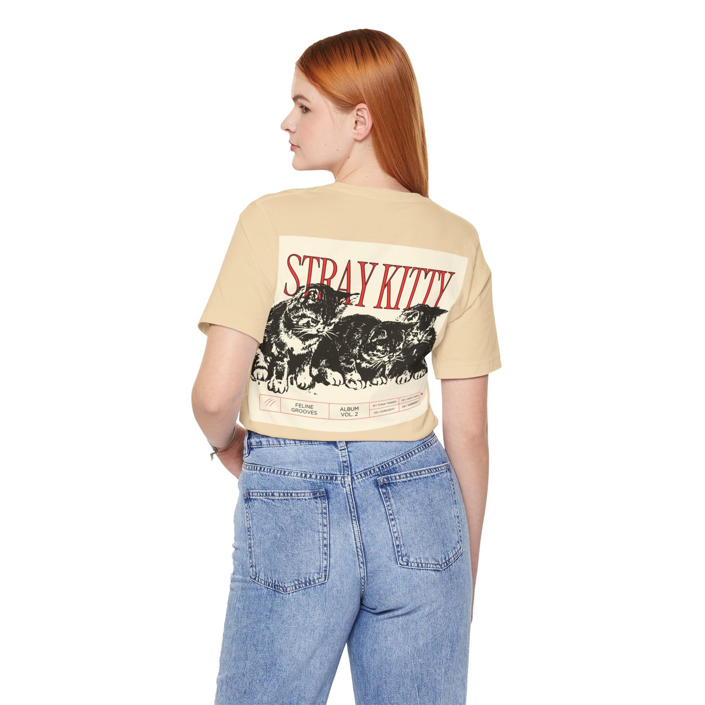 Stray kitty band tee