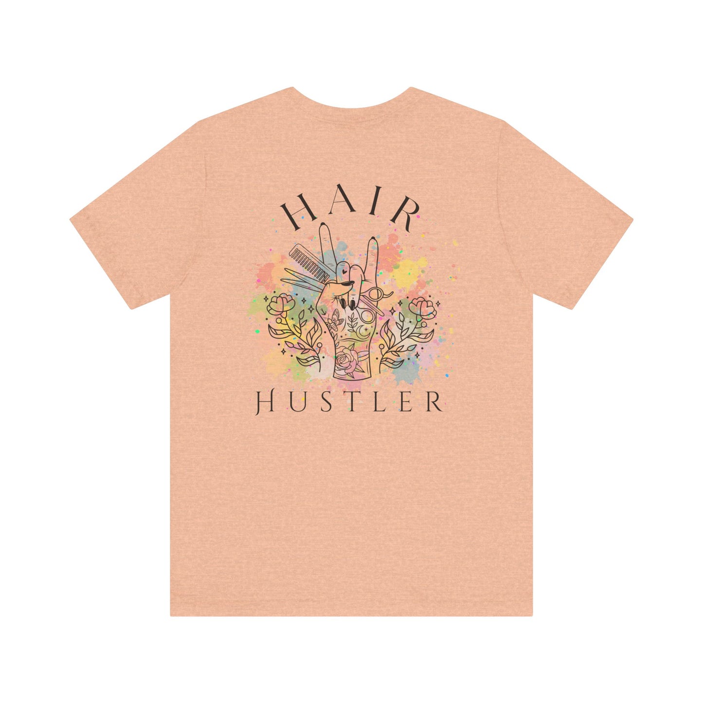 Custom name Hair Hustler Short Sleeve Tee