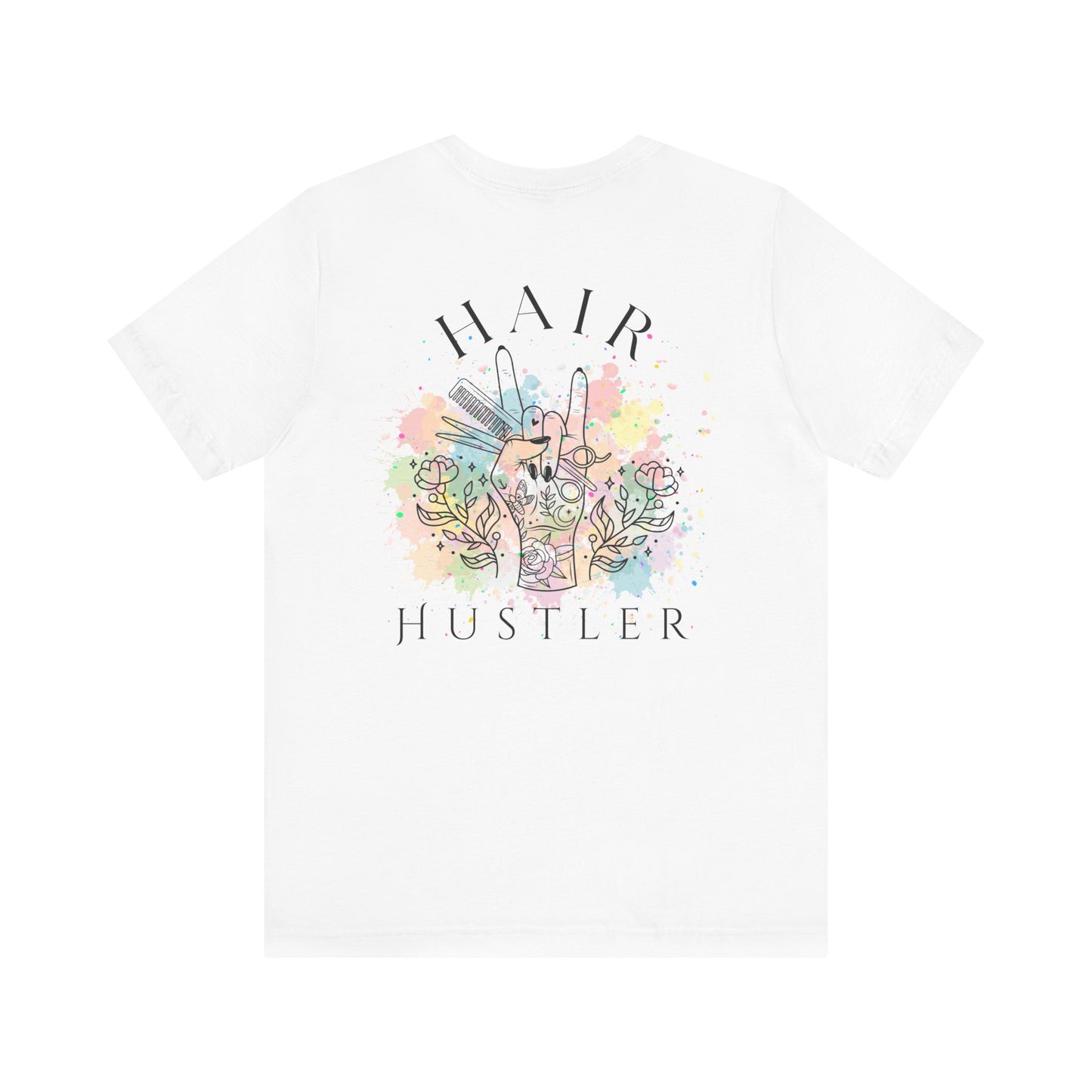 Custom name Hair Hustler Short Sleeve Tee