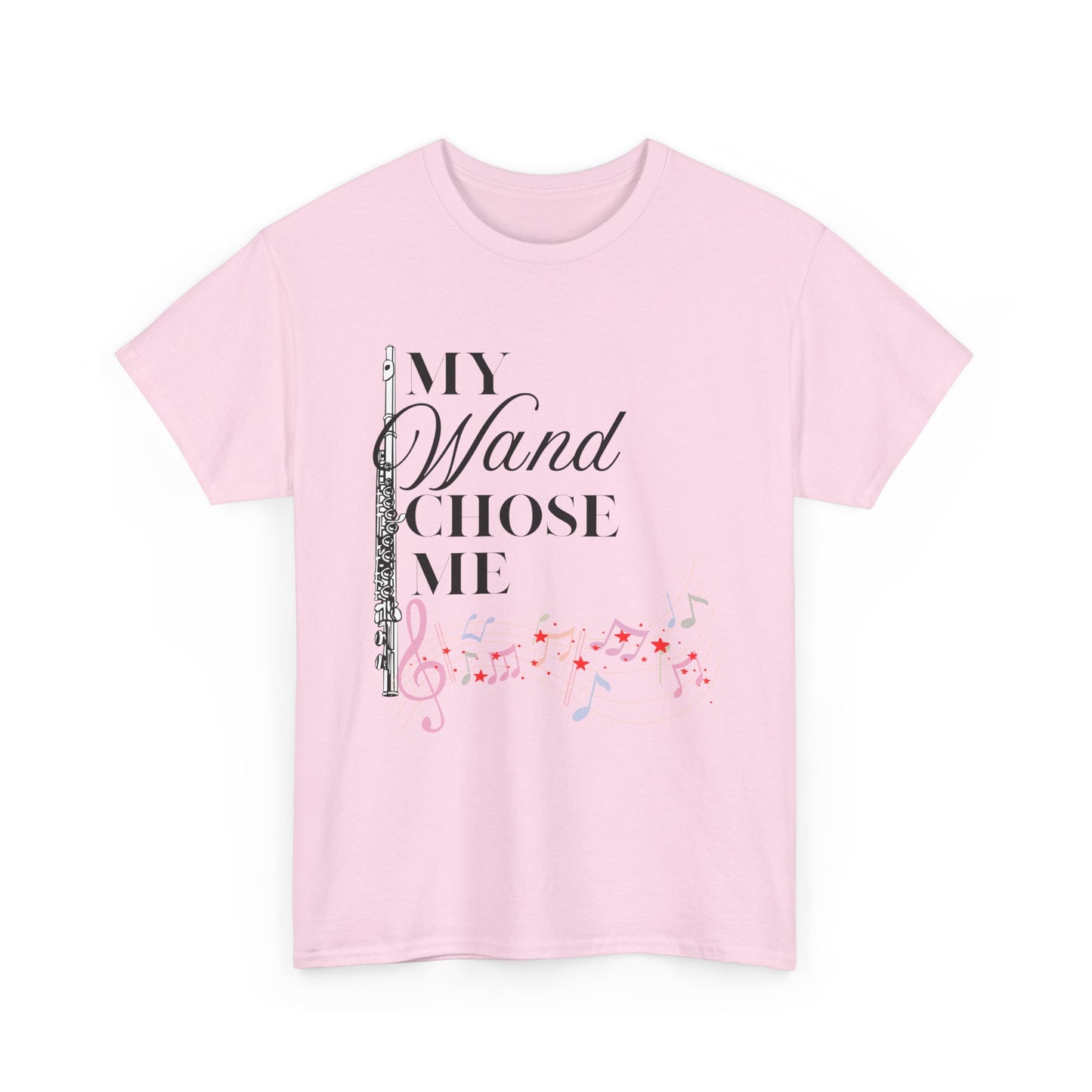 My Wand Chose Me Music Tee - Unisex Heavy Cotton Shirt for Music Lovers