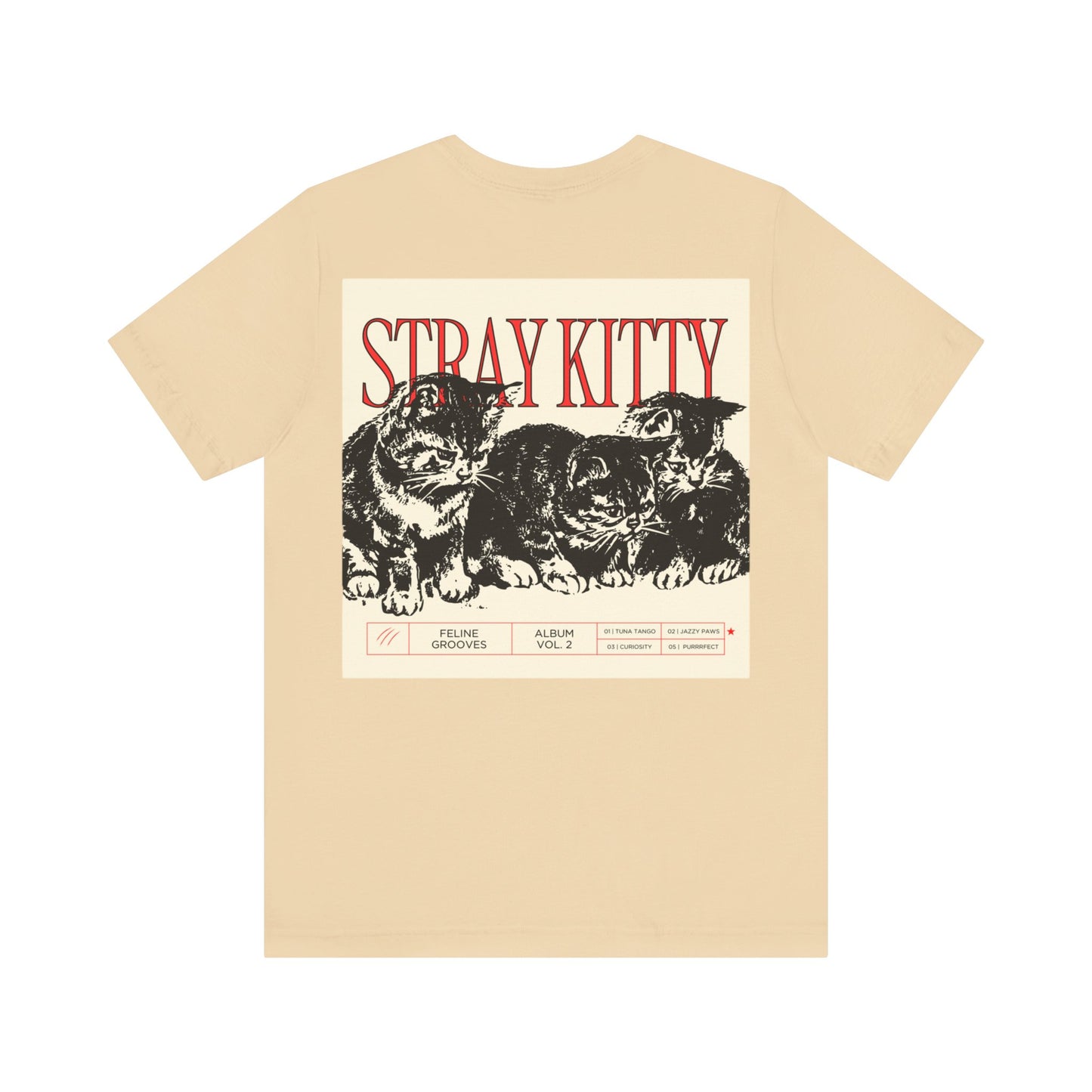 Stray kitty band tee