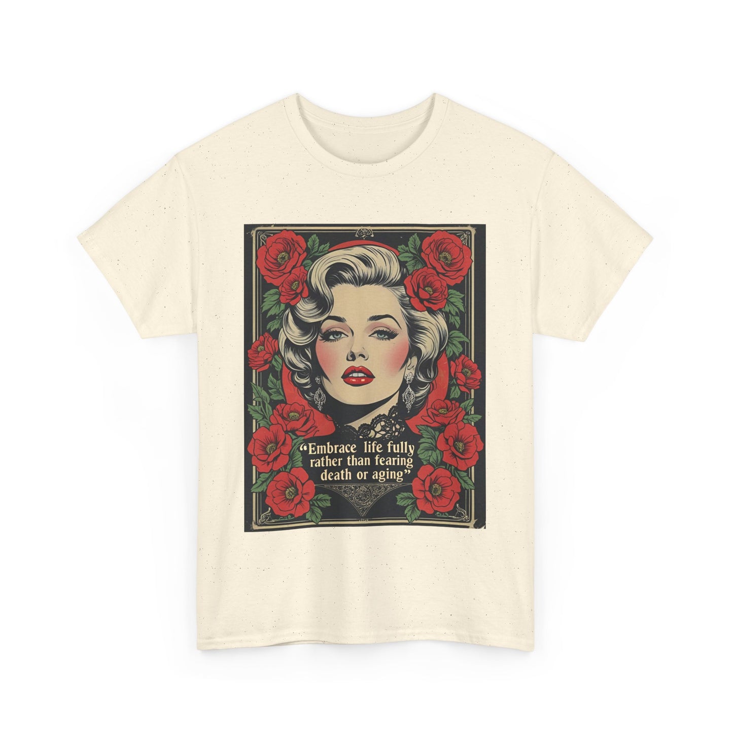 T-Shirt Day of the Dead Monroe Quote Roses