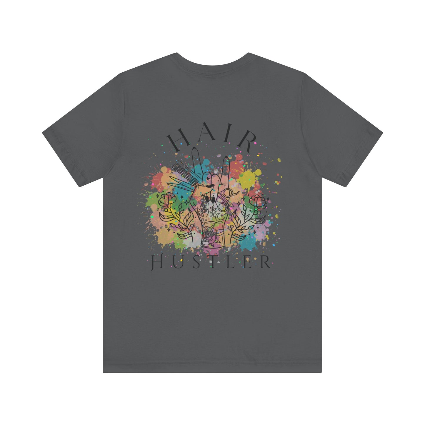 Custom name Hair Hustler Short Sleeve Tee