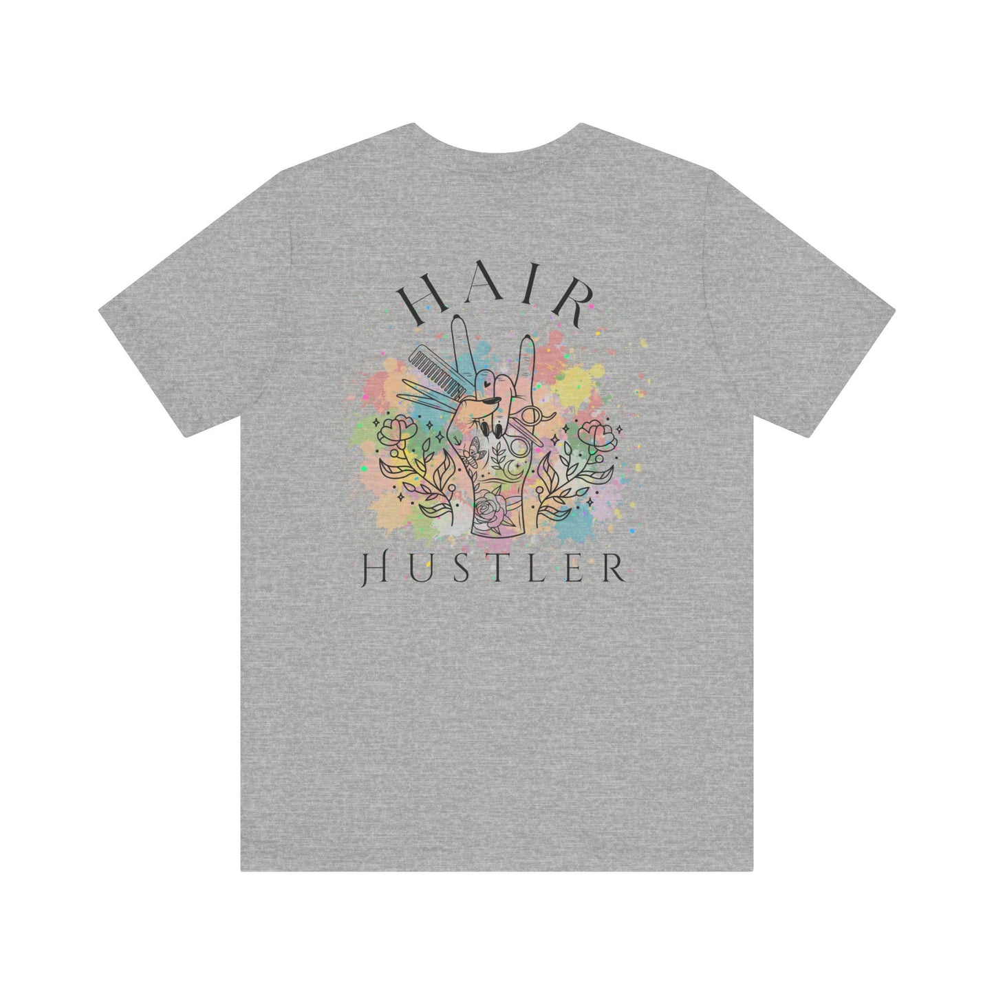 Custom name Hair Hustler Short Sleeve Tee